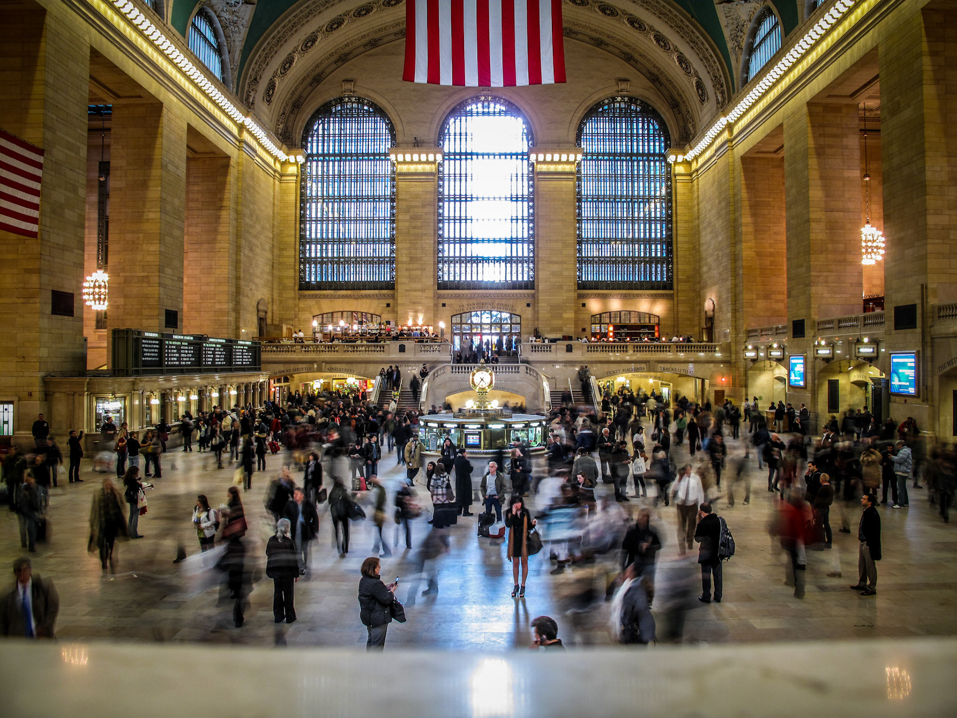 Inside Grand Central Station in New York City