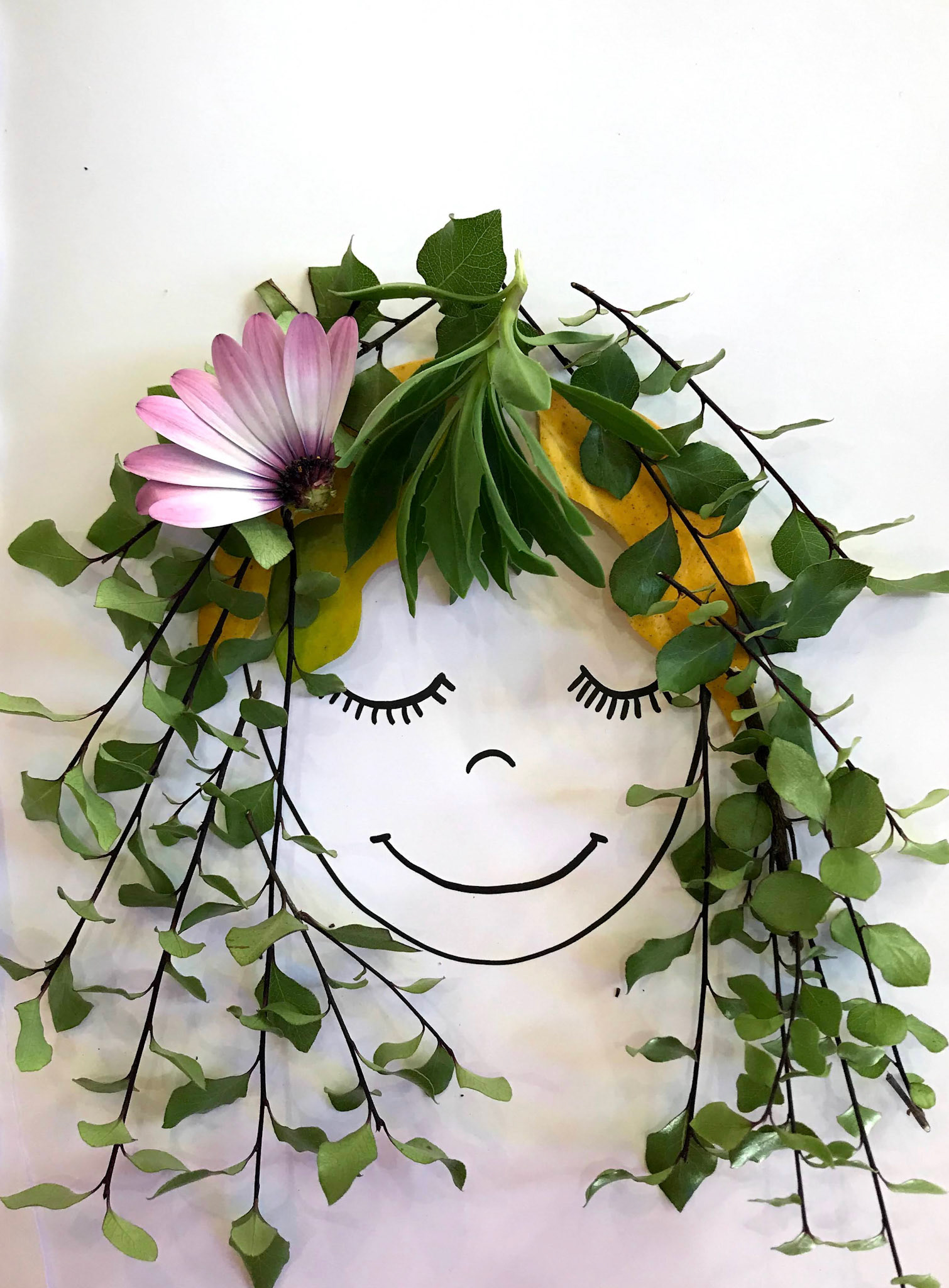 Danika's leaf portrait