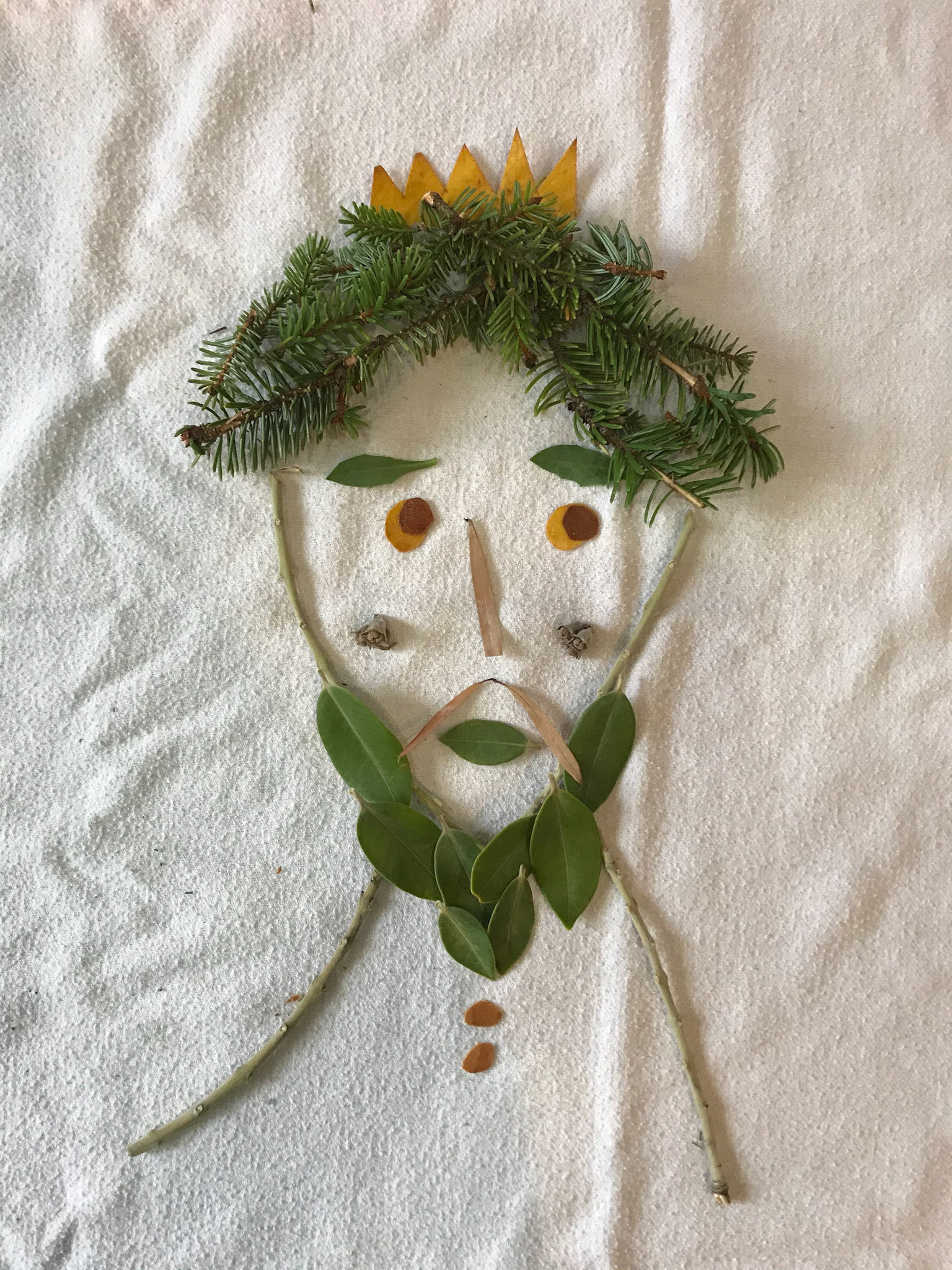 Danika's leaf portrait