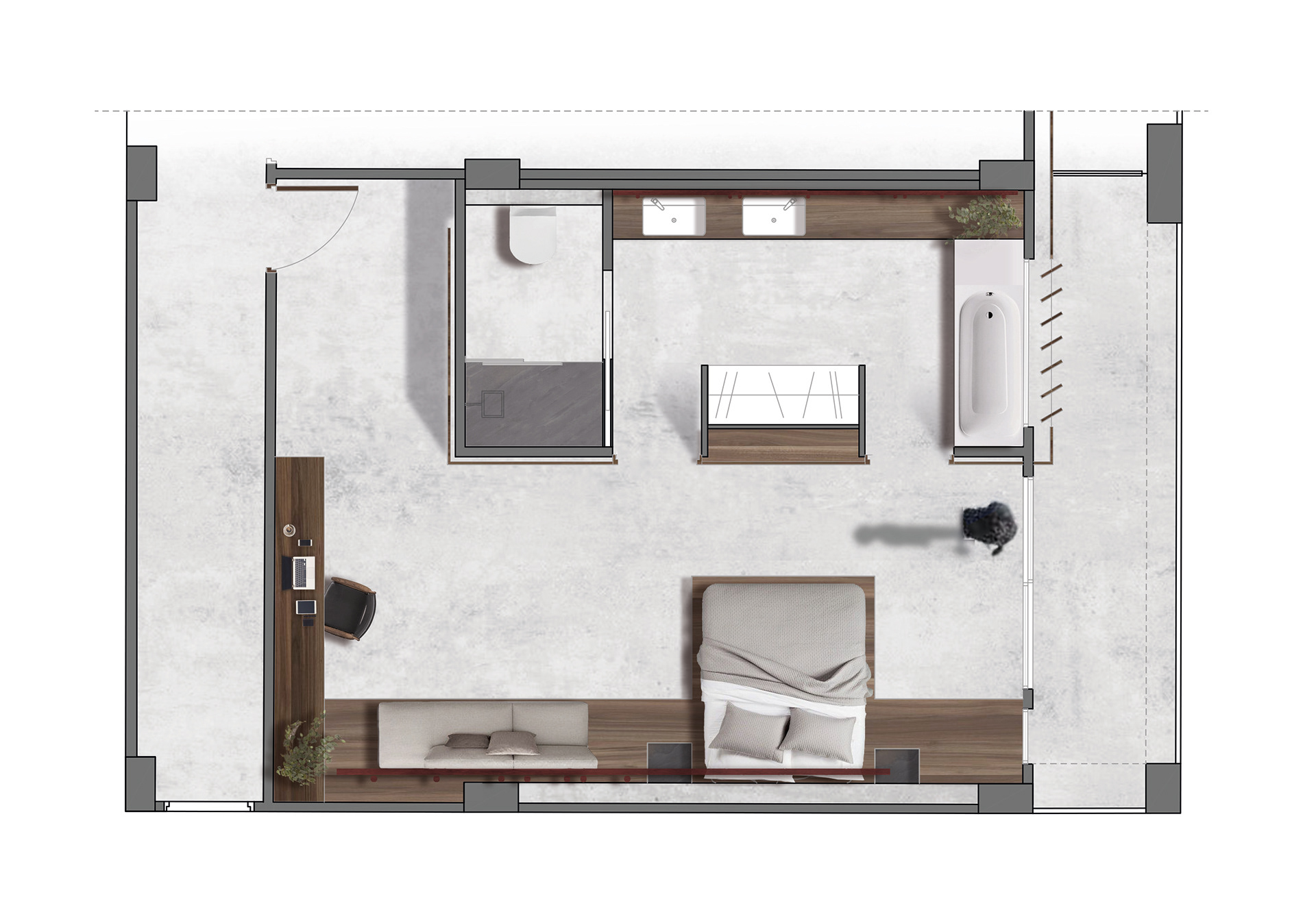 Planta habitación