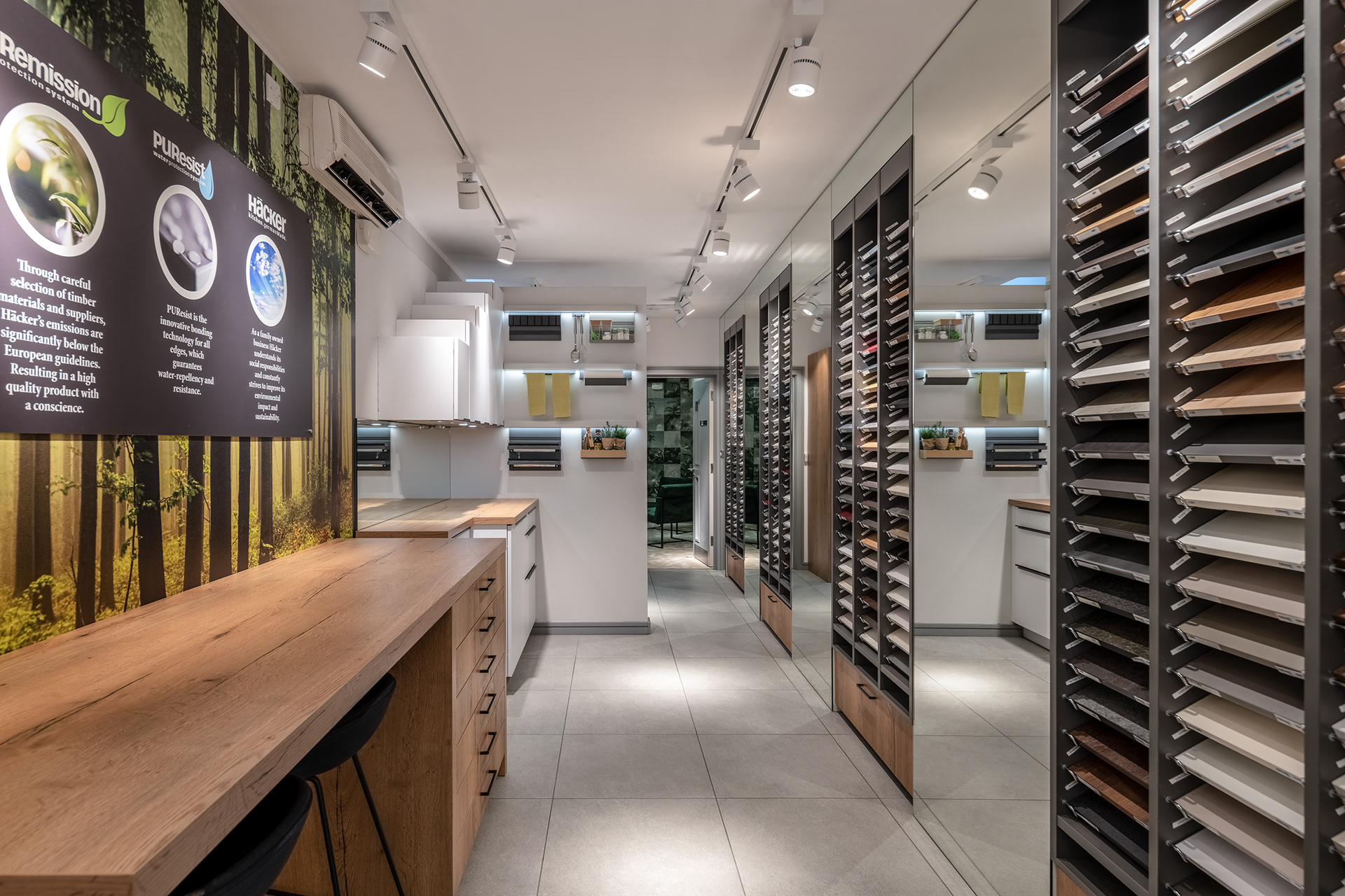 Häcker Kitchens Showroom by London based commercial photographer - Marcin Noga