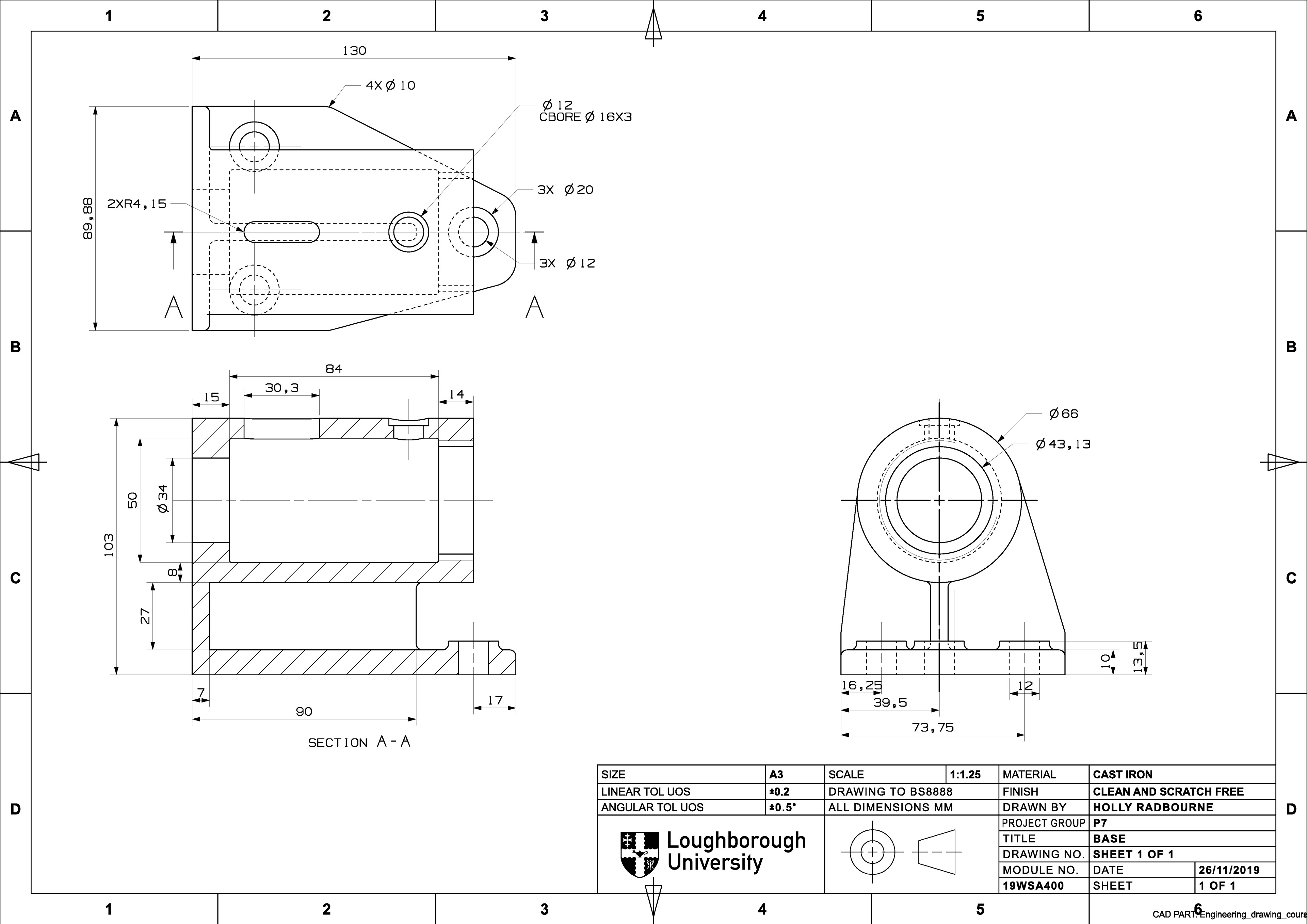 Holly Radbourne - Siemens NX11 CAD Projects