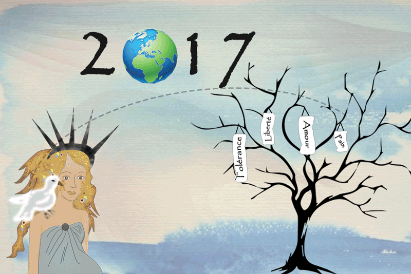 2017 - Carte de voeux animée