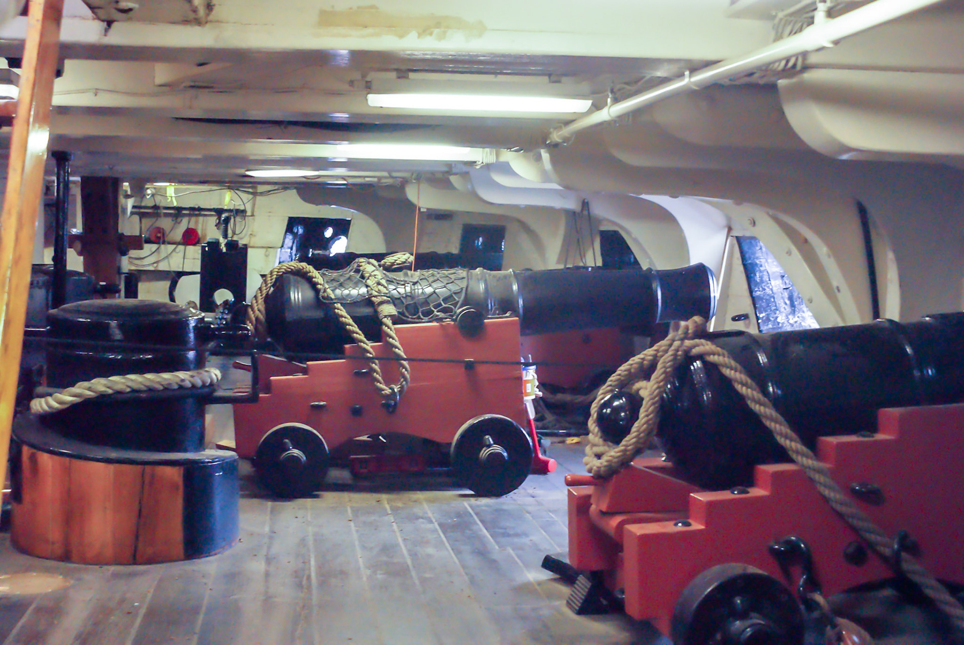 Gun Deck, USS Constitution, Boston