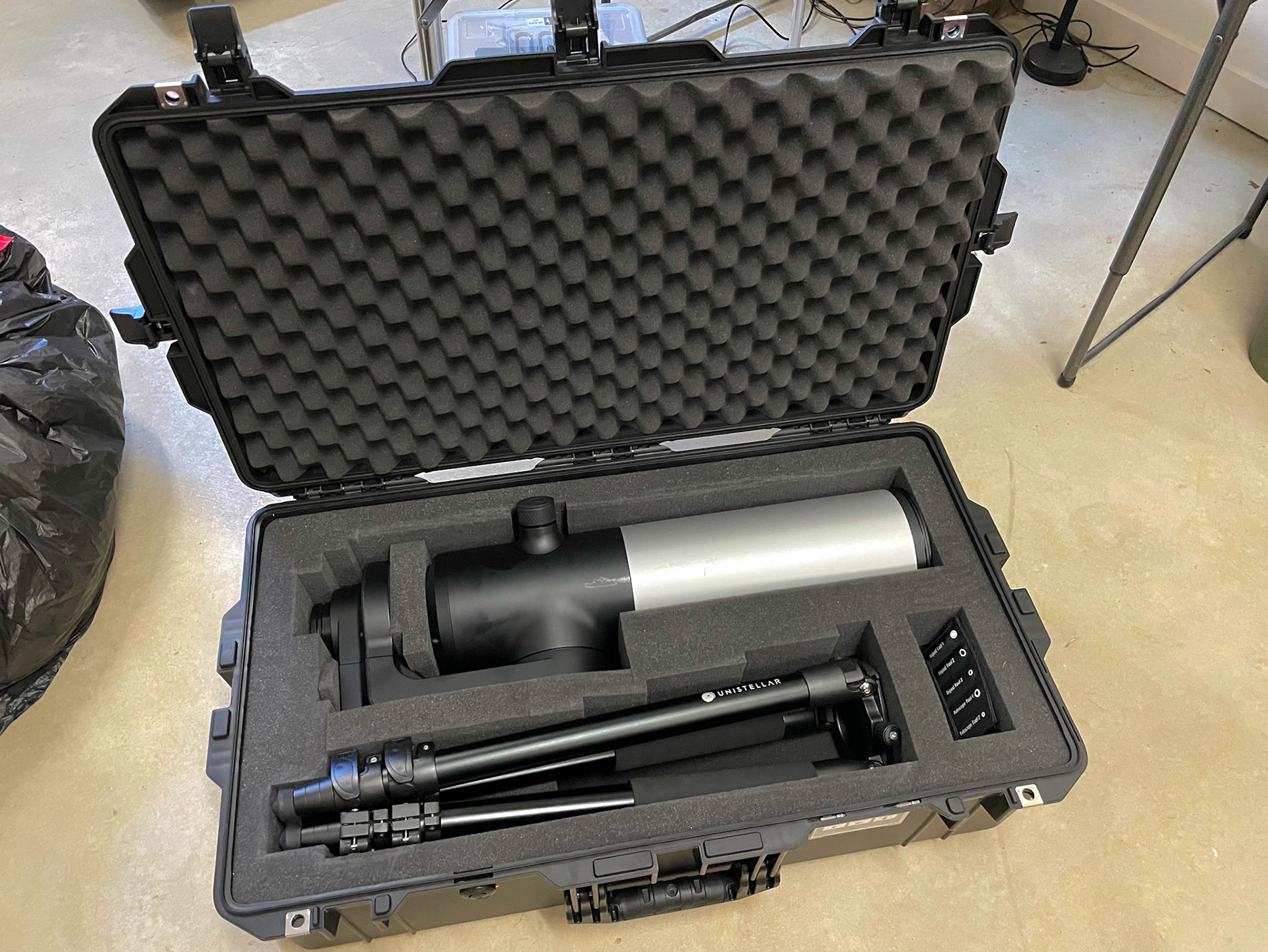 Pelican case with eVscope