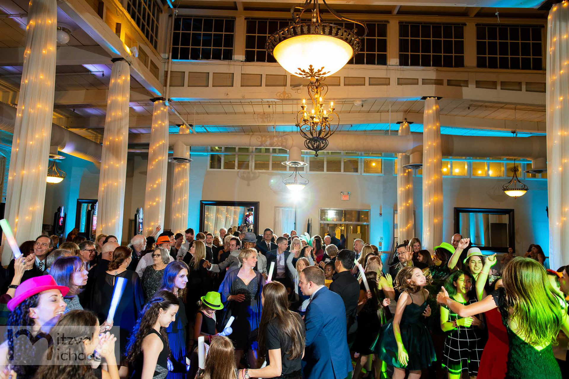 Cora’s Beth Shalom Bat Mitzvah party at The Great Room at Savage Mill.
