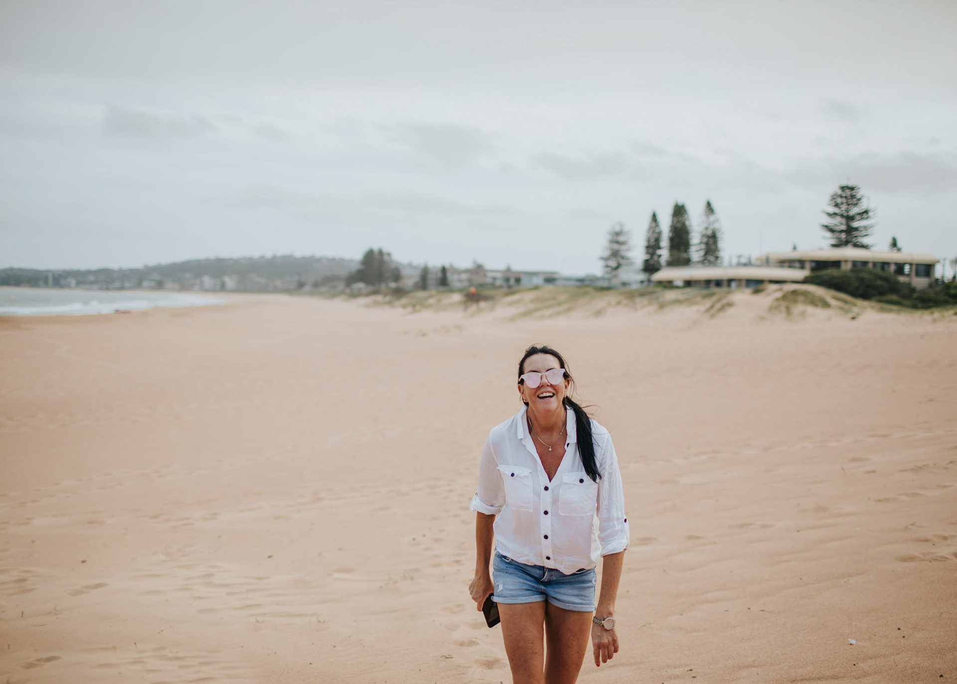 Hanging with Kylie at Narrabeen