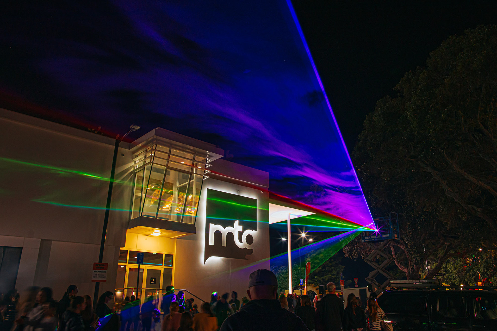 Laser show lights up the MTG Hawke's Bay