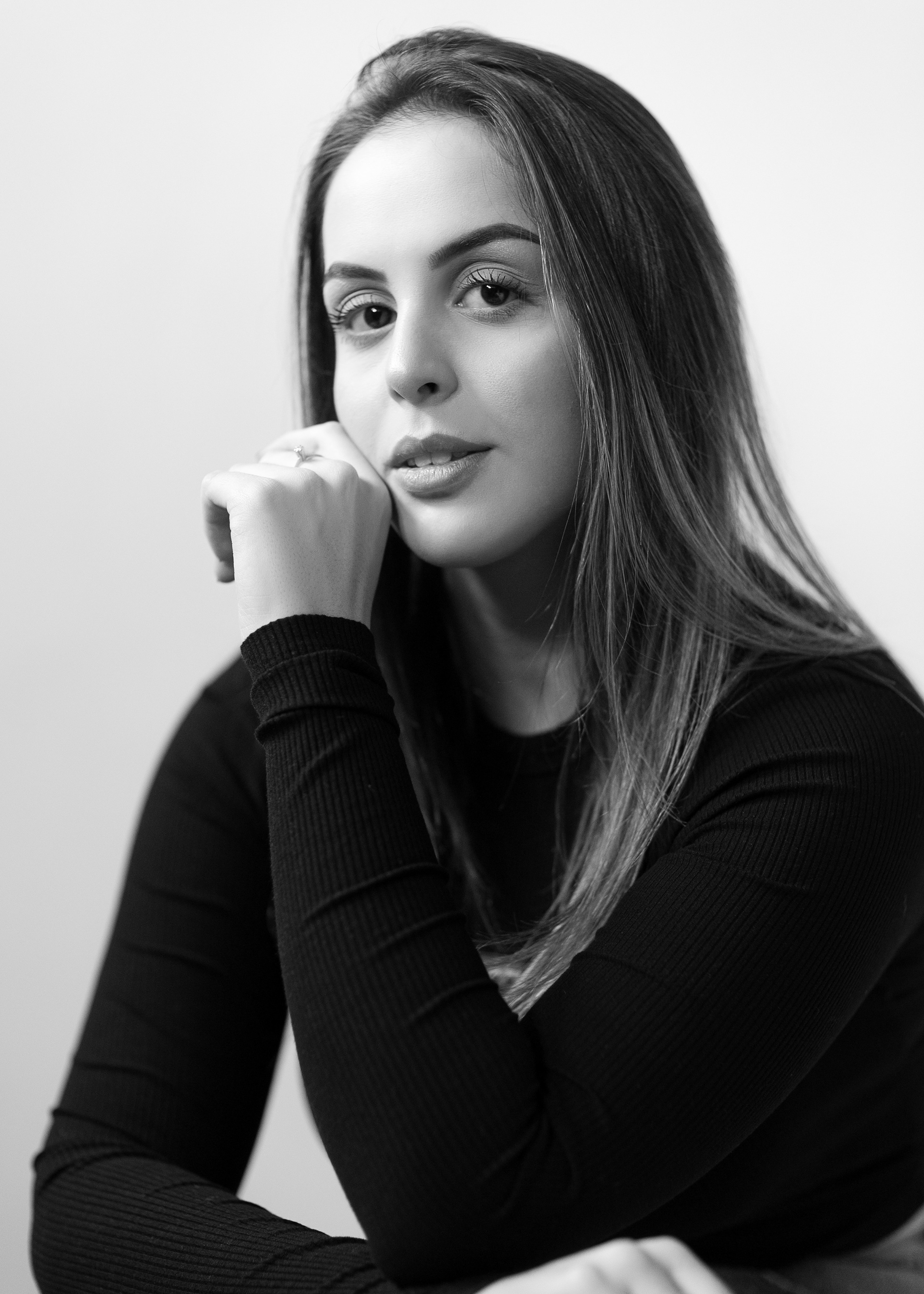Ensaio feminino em estúdio, em Videira/SC