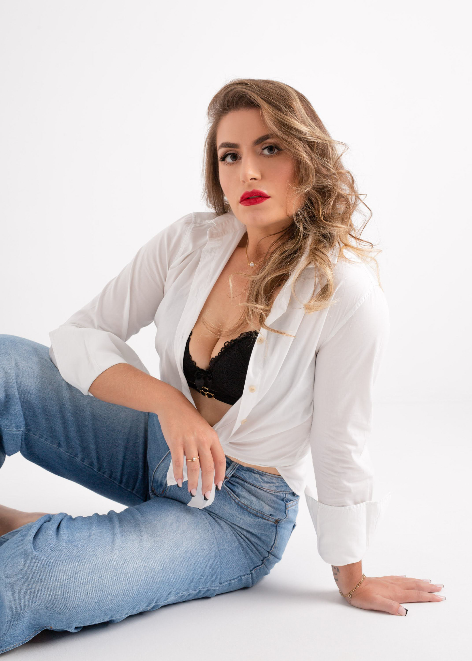 Ensaio feminino em estúdio em Videira - Santa Catarina