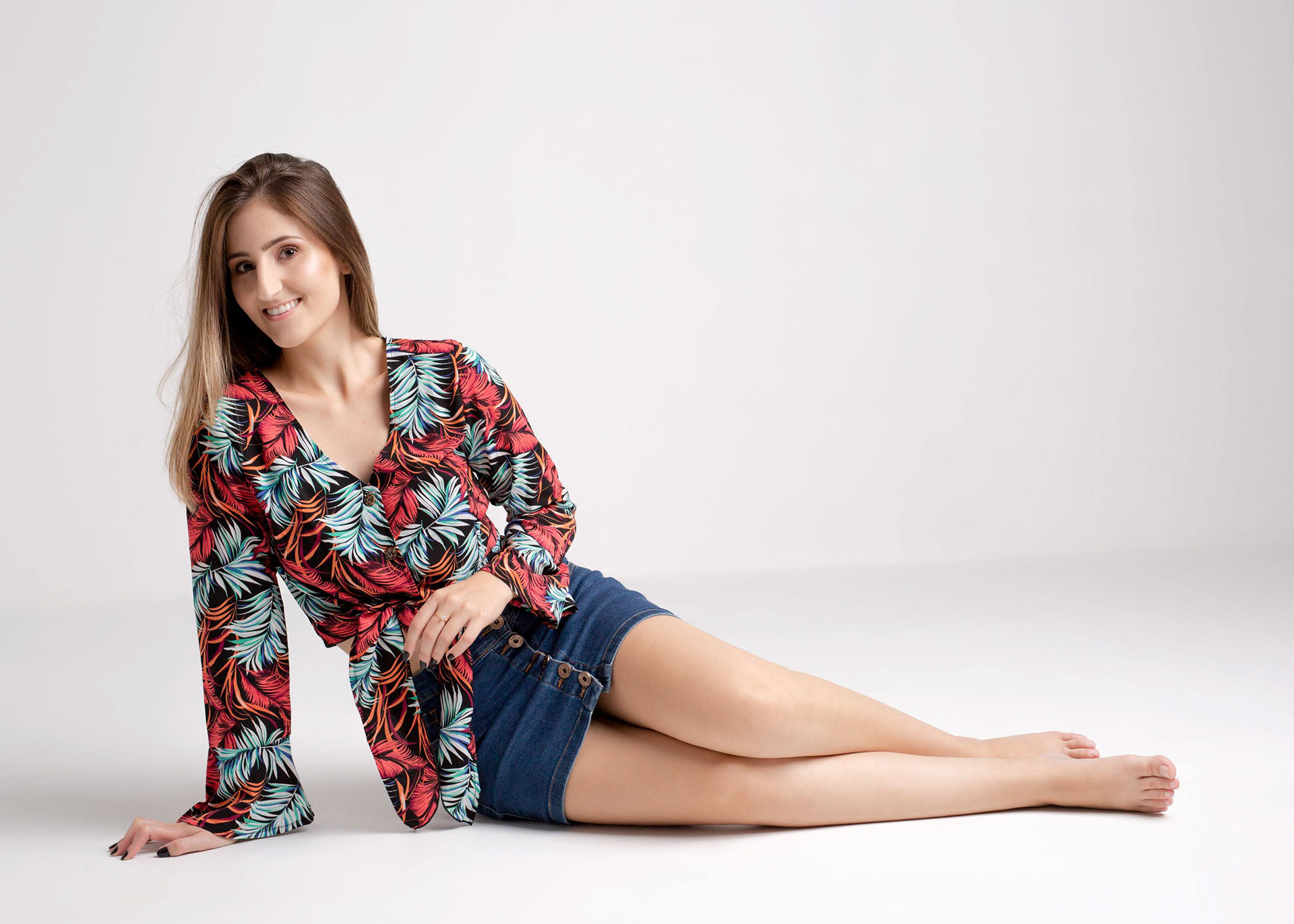Ensaio fotográfico feminino em estúdio em Videira/Santa Catarina
