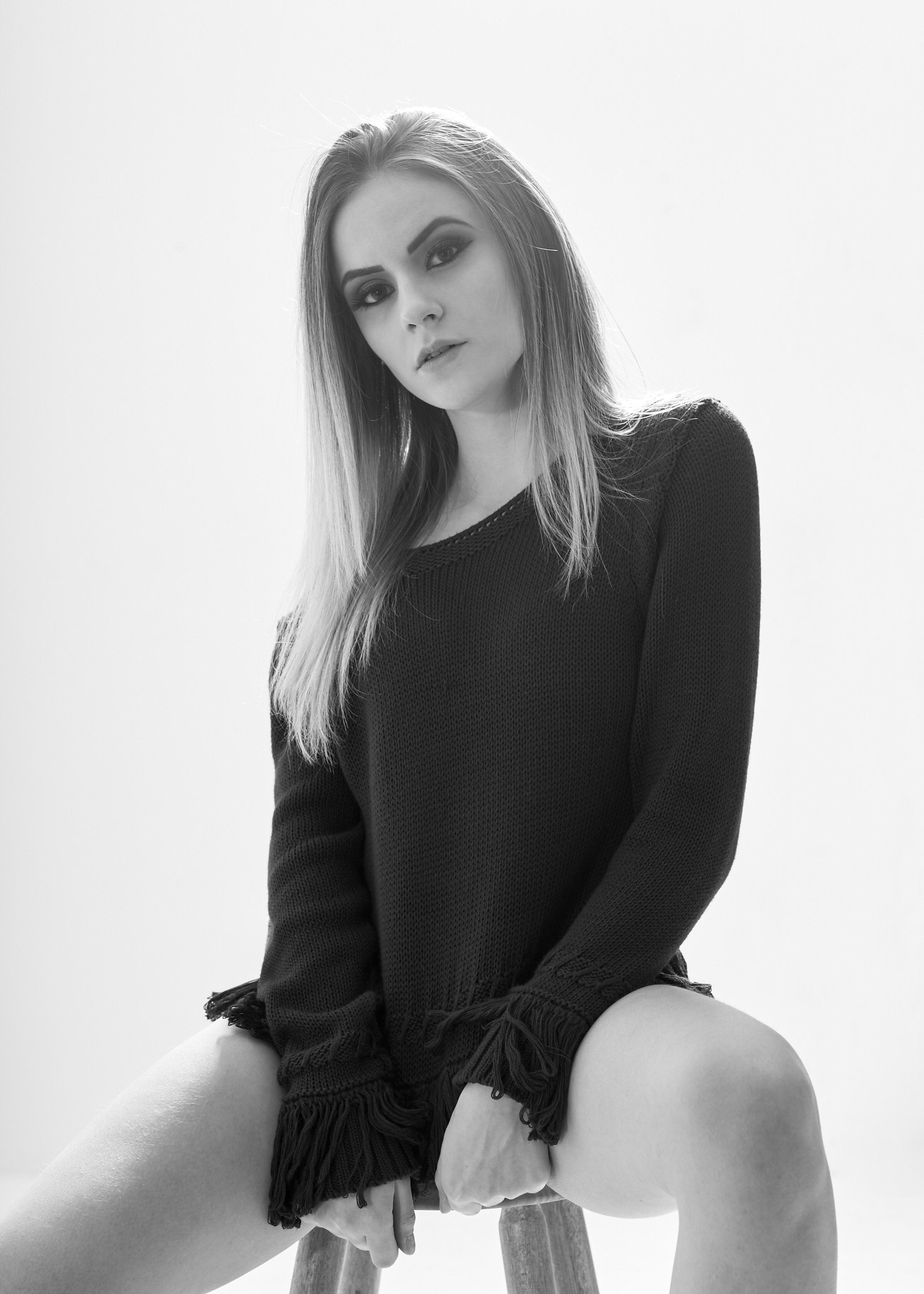 Ensaio fotográfico feminino em estúdio em Videira/SC