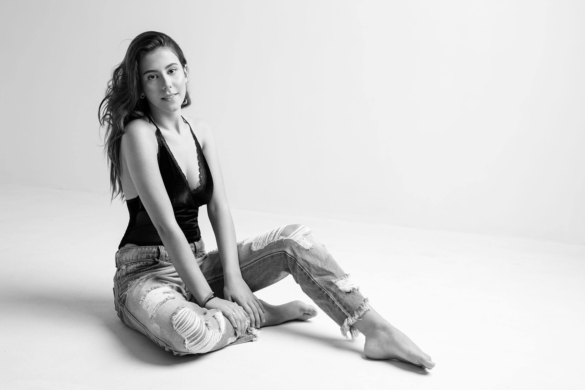 Ensaio fotográfico feminino em estúdio, Videira/SC