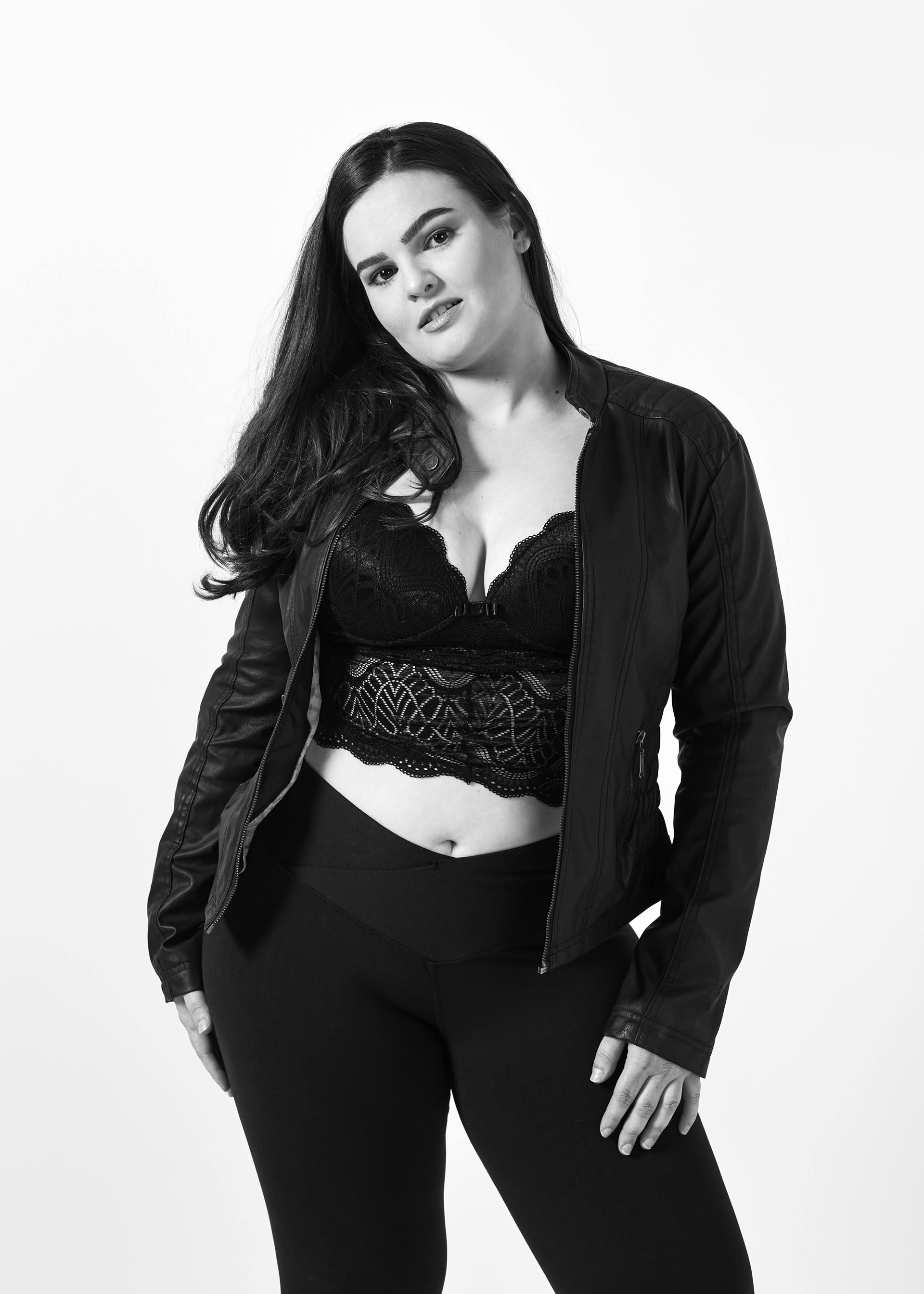 Ensaio fotográfico feminino em estúdio, em Videira/SC