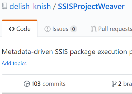 GitHub SSIS Execution Framework