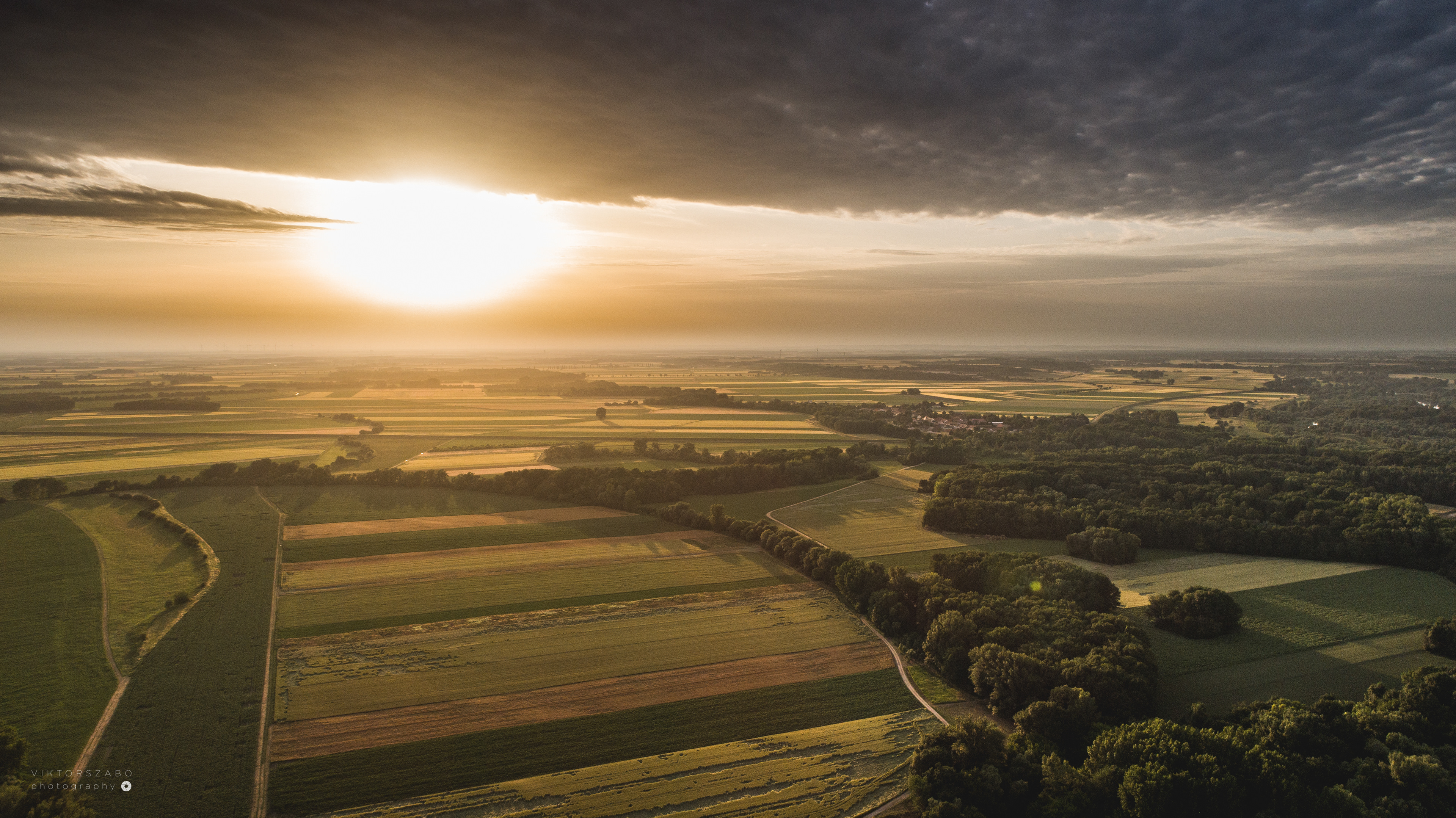 FIELDS NEAR RIVER MORAVA, AUSTRIA