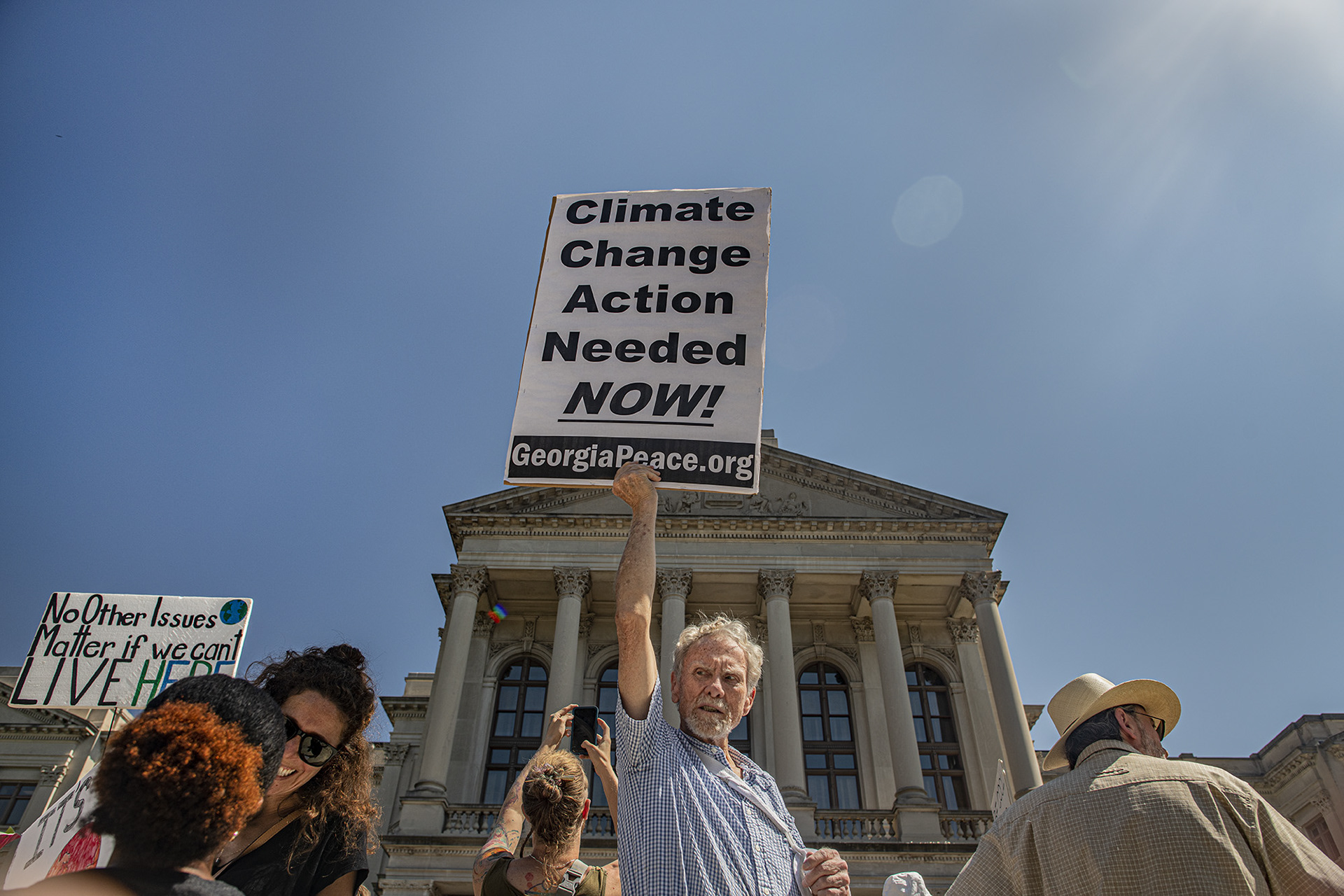 Climate Strike protest and rally at the Georgia State Capitol