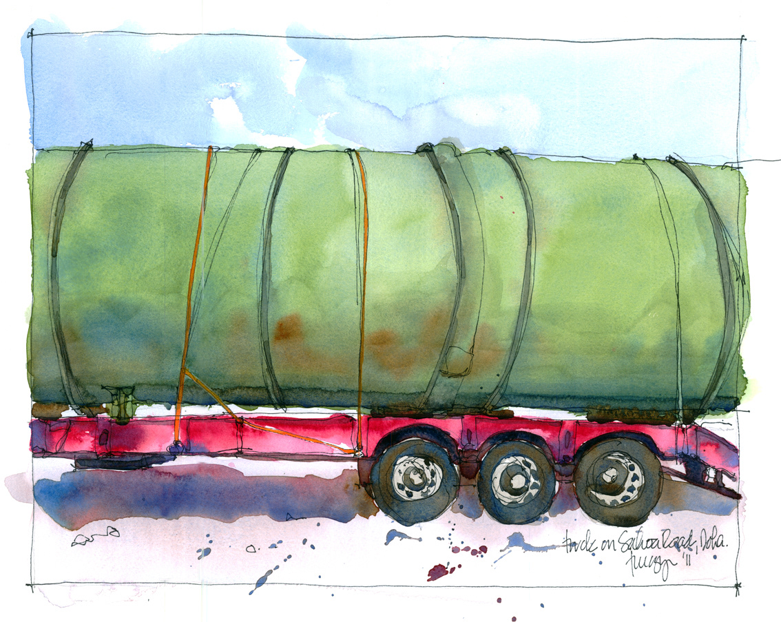 'Pink Truck, Salwa Road' Doha 2011