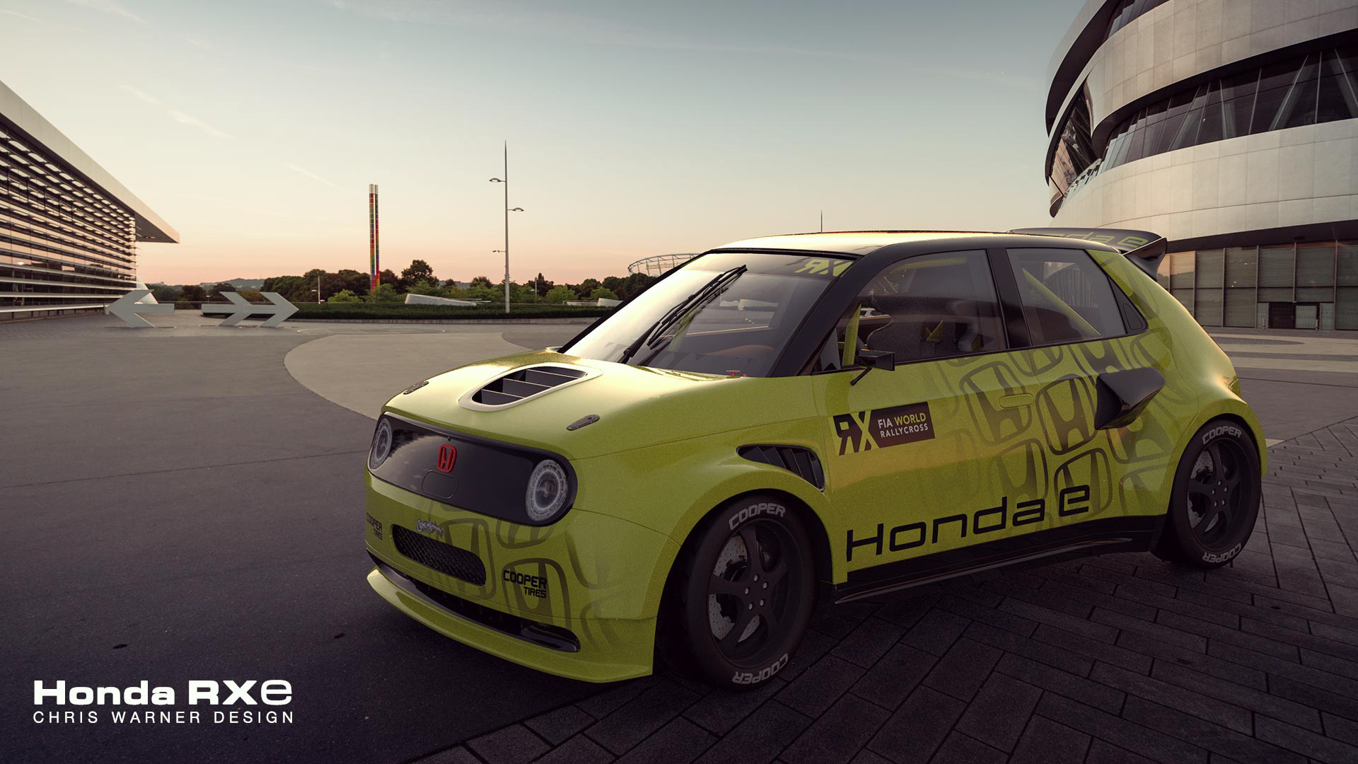Honda RXe rallycross concept by Chris Warner Design