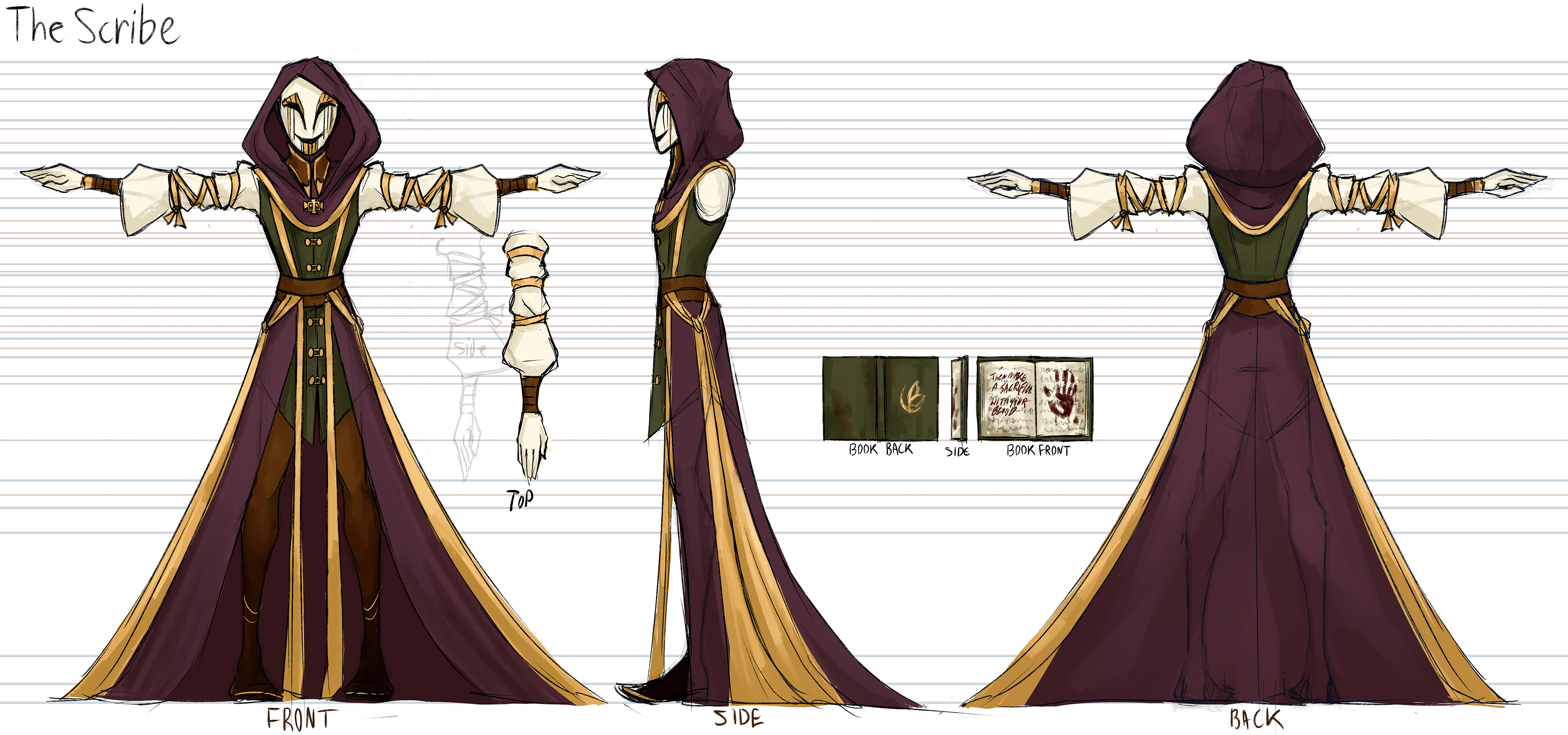 The Scribe- Orthographic Sheet