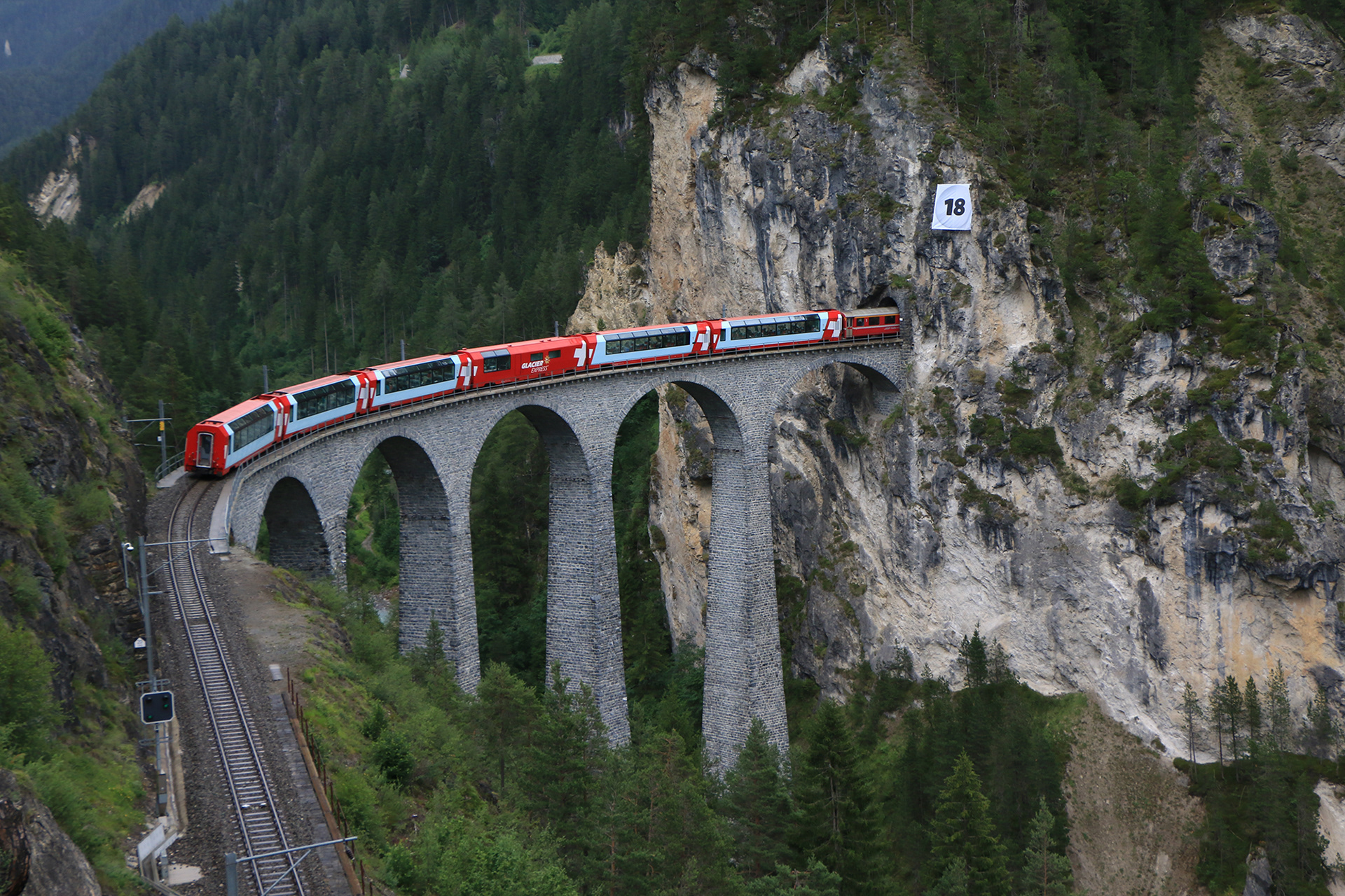 Landwasser Viaduct Швейцария