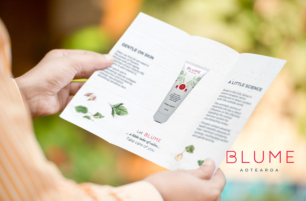 Blume brochure inside view