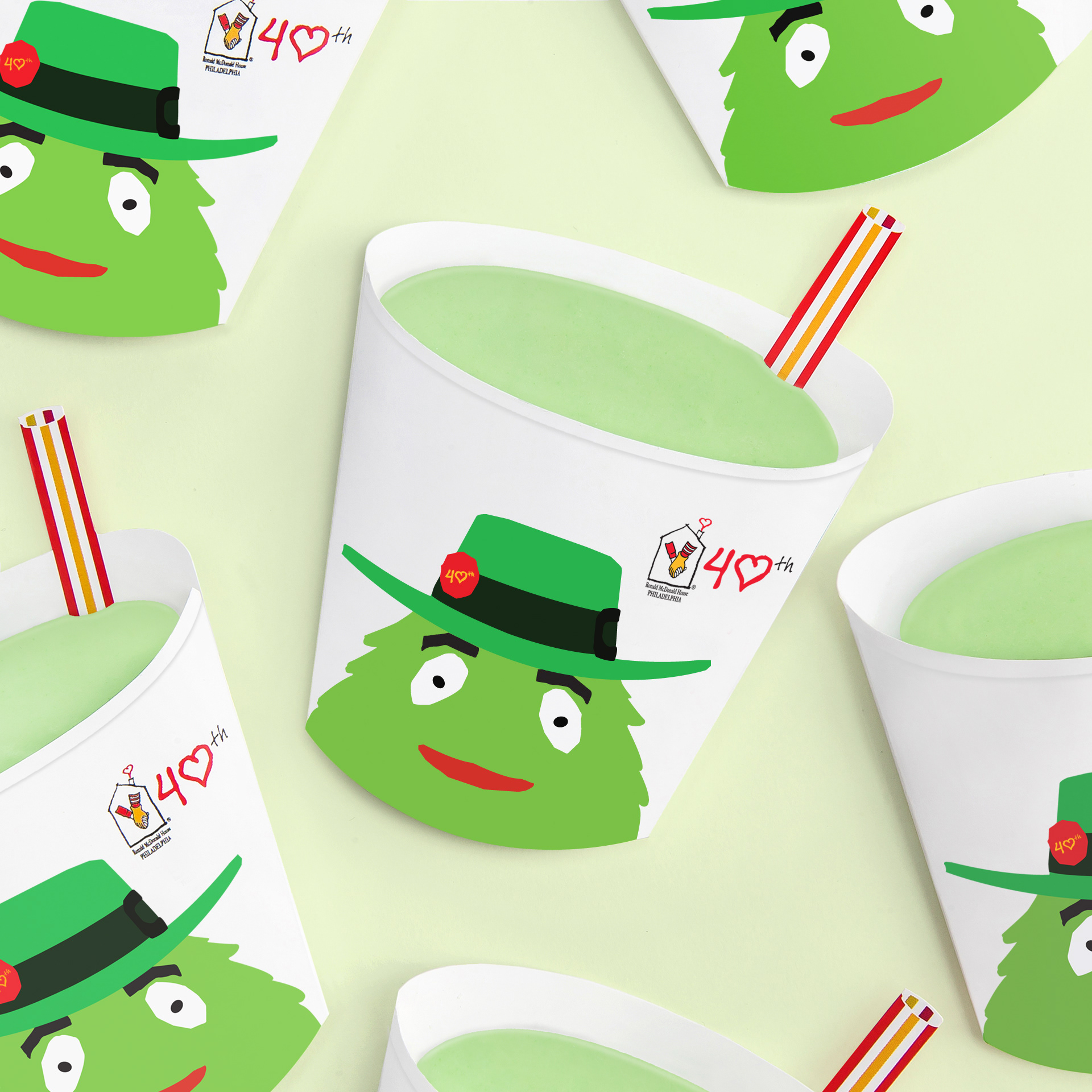 Shamrock Shake Mint Chocolate for Ronald McDonald House