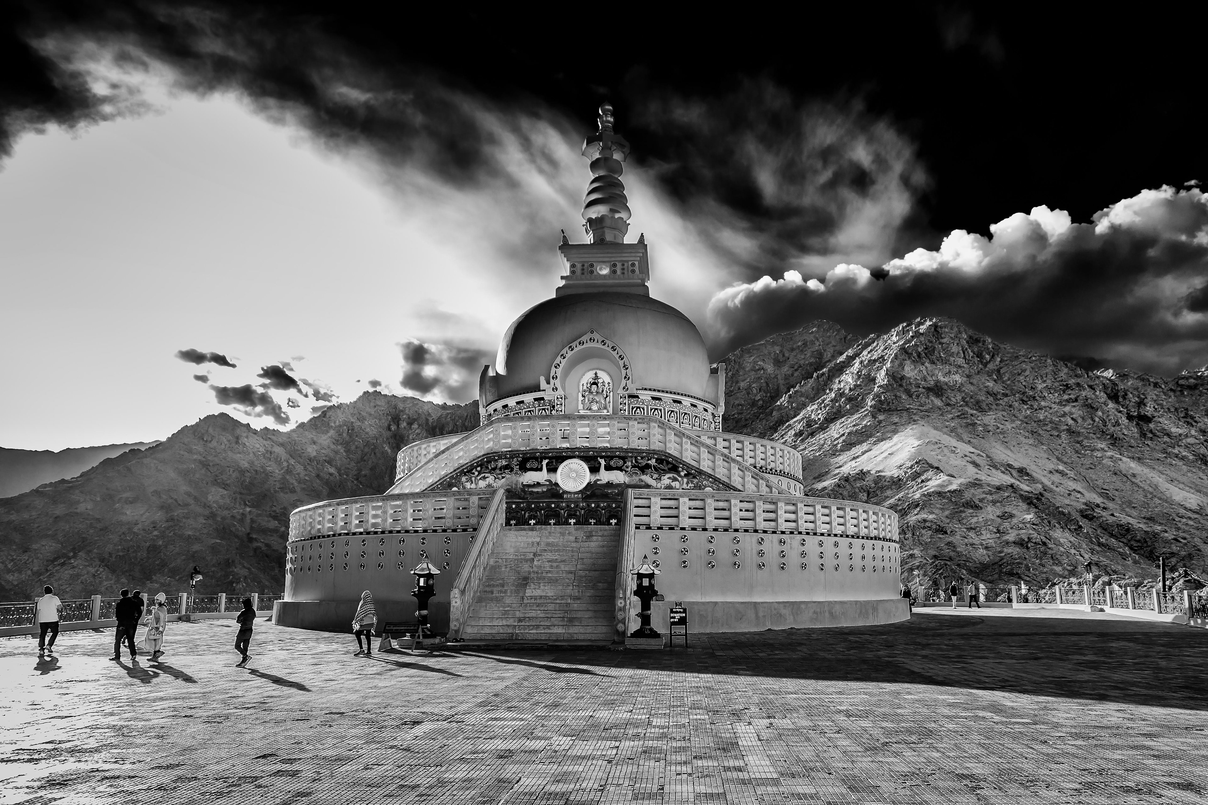 Santi Stupa, Ladakh