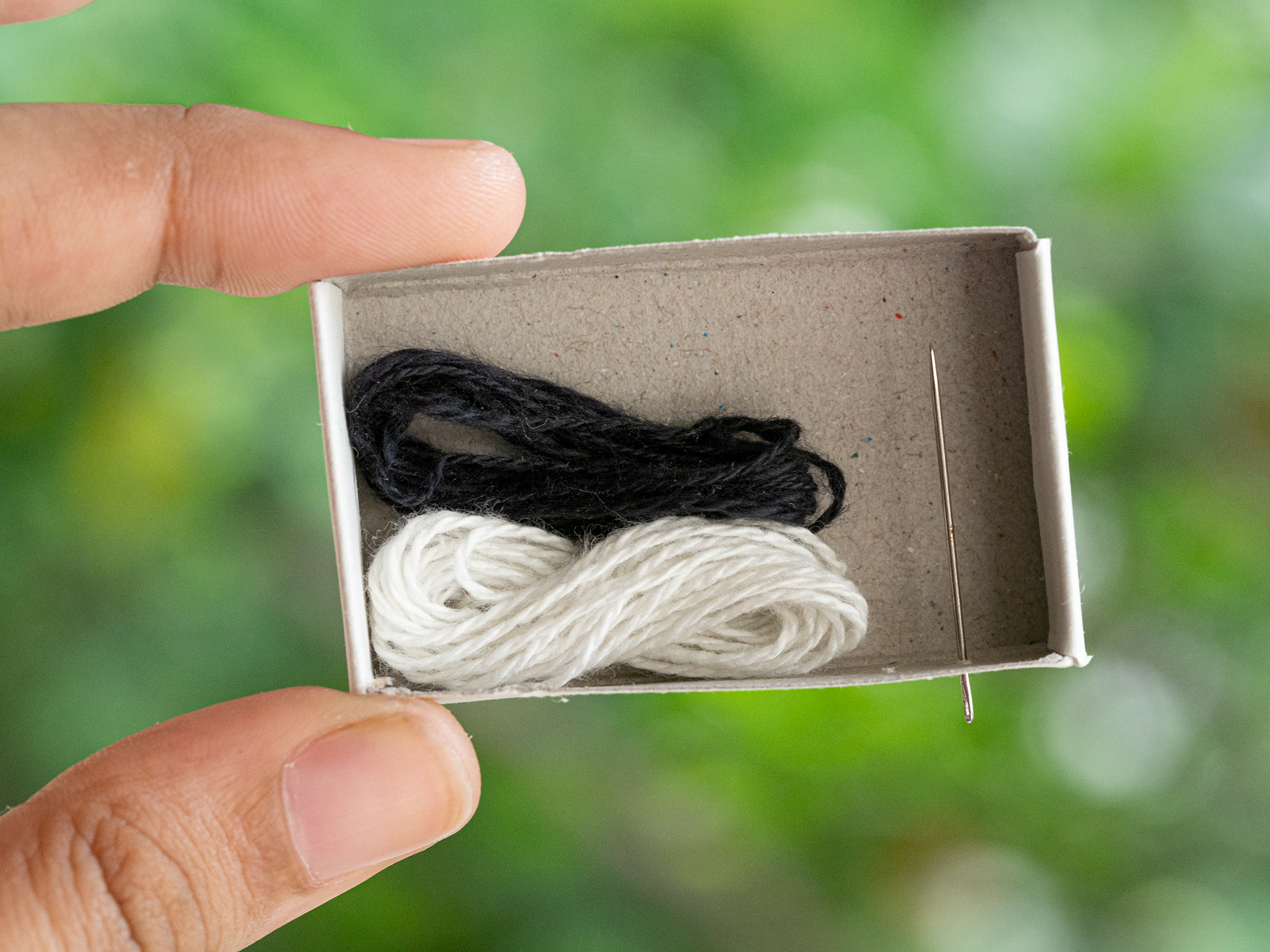 Weaving in a matchbox