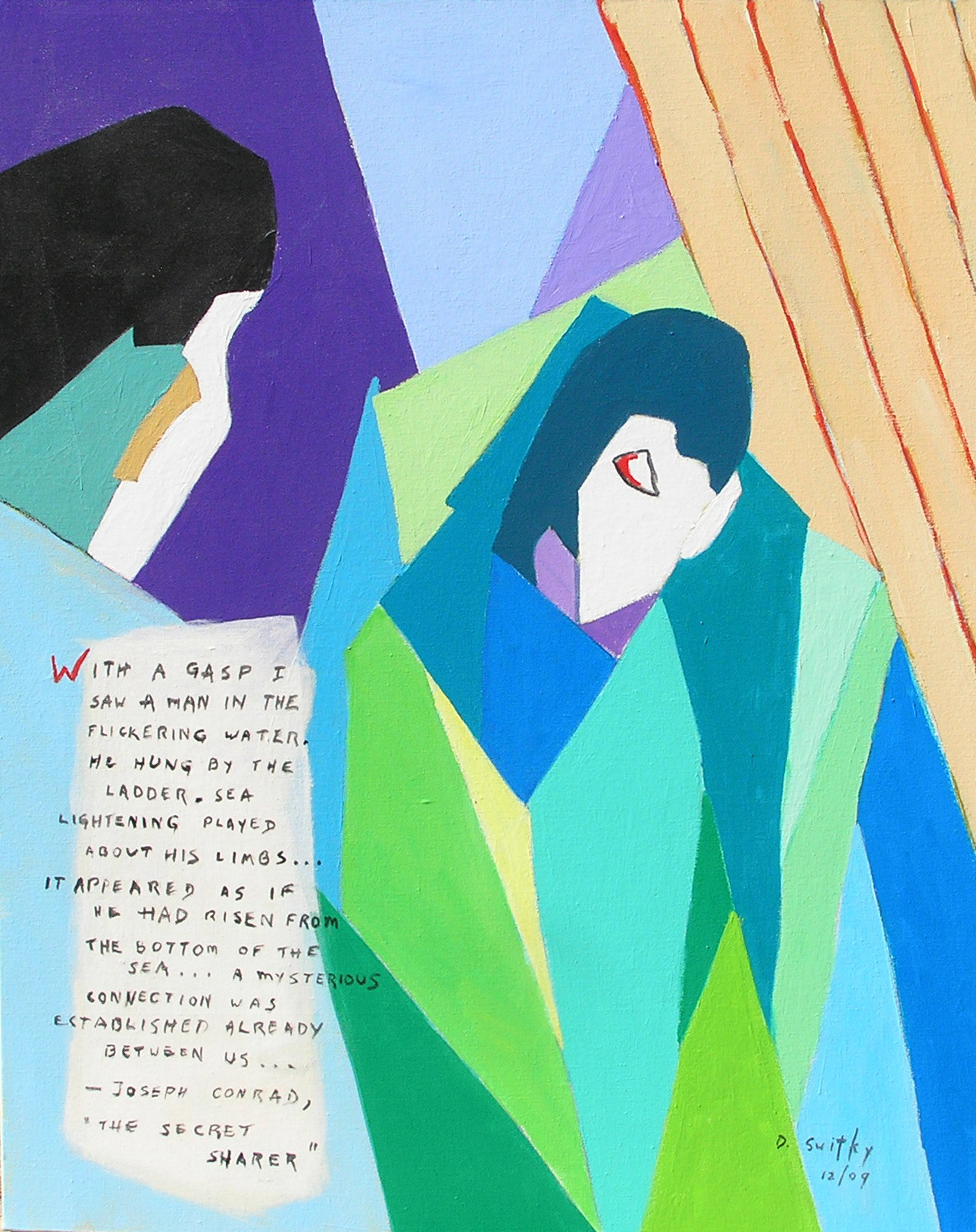 With a Gasp | Acrylic on canvas