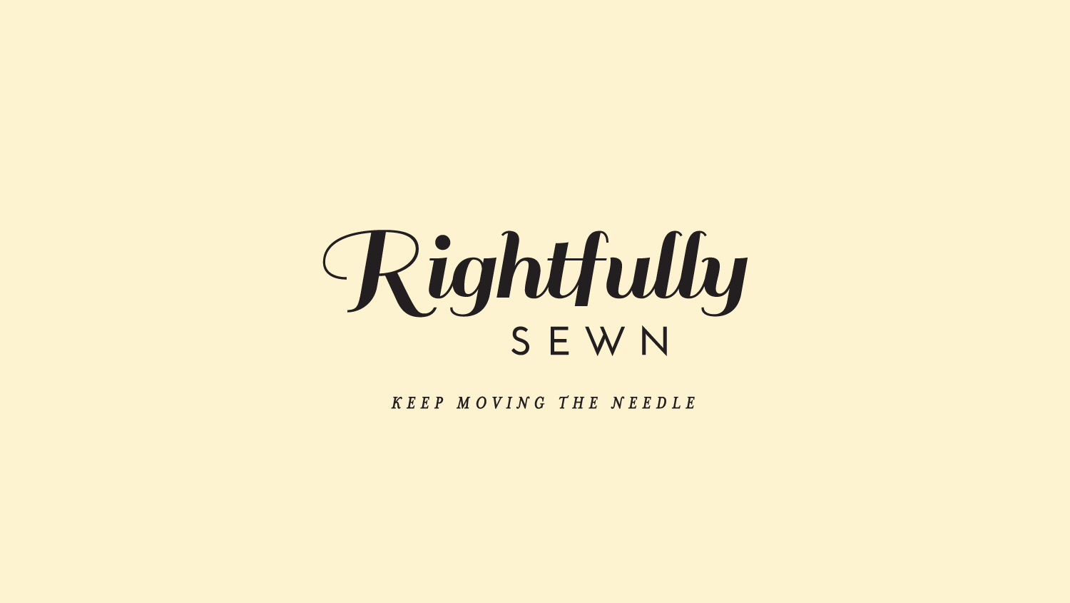 Future Fashion® Seminar — Rightfully Sewn