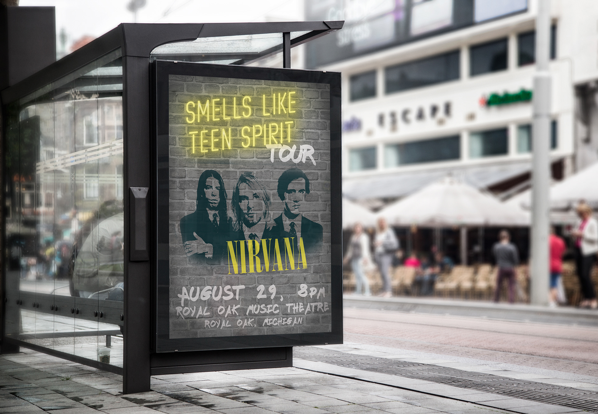 wallpapers Teenage Aesthetic Grunge Aesthetic Posters aine dillon smells like teen spirit tour