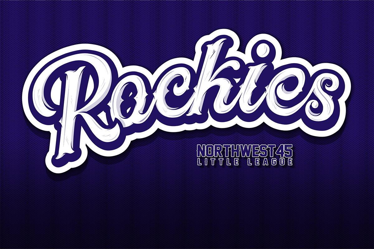 Fragout Design Studios - Colorado Rockies Little League Baseball Team 