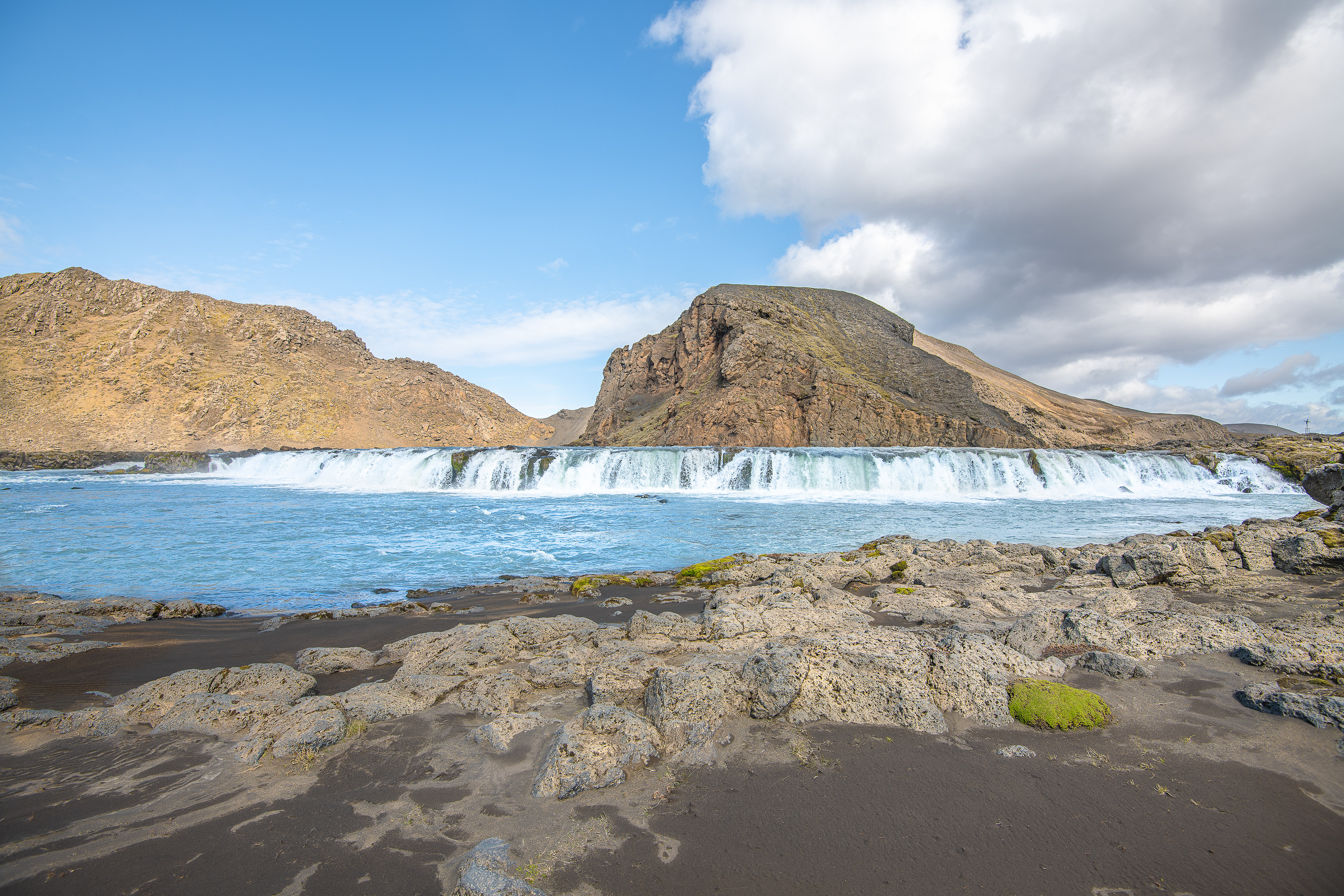 Maríufoss waterfall at Fjallabak Nyrðri