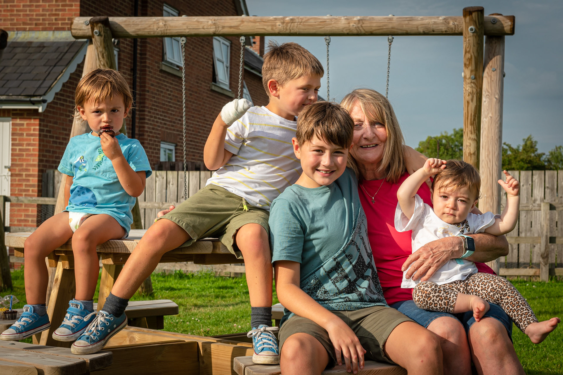 With the Grandchildren