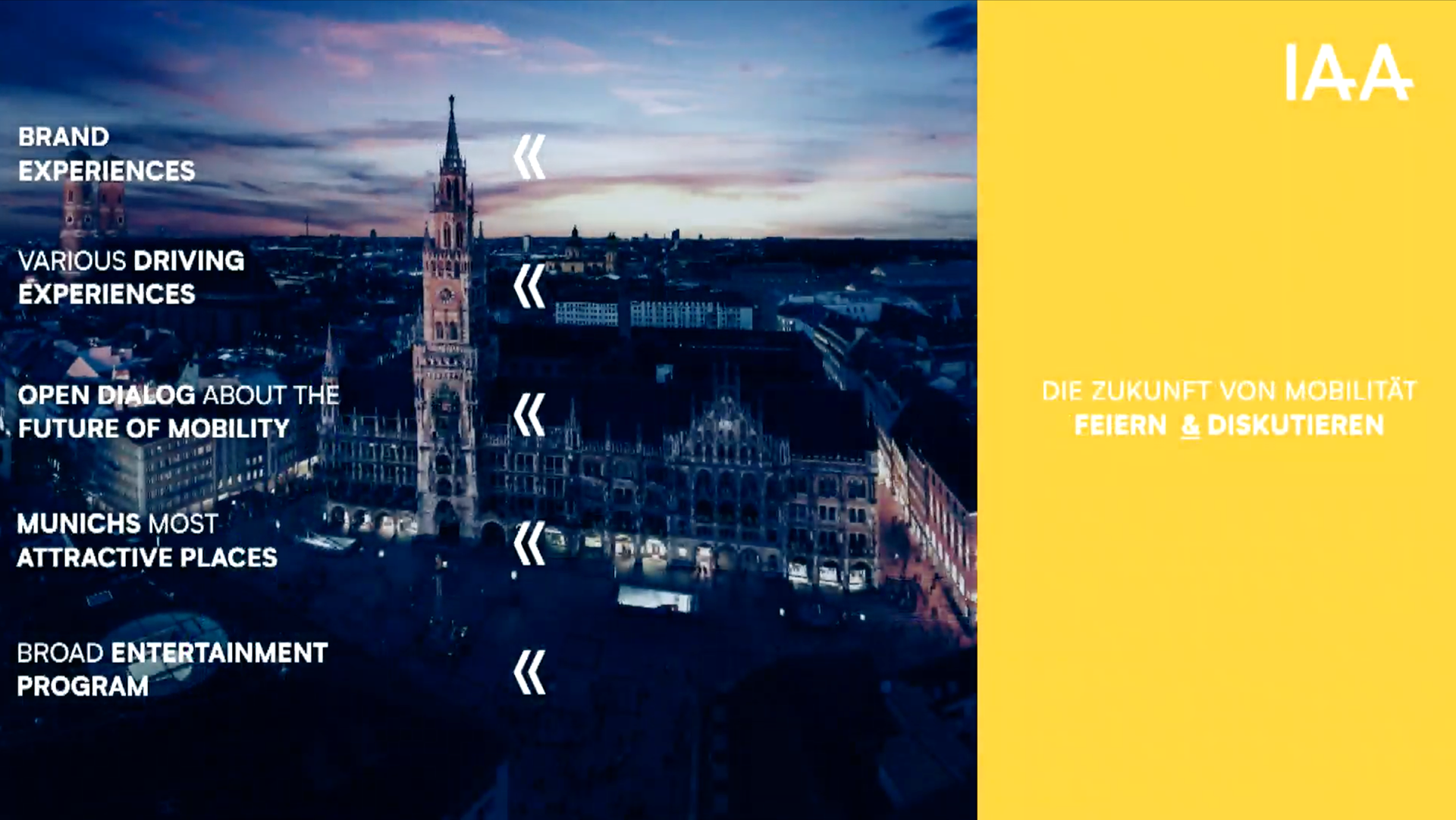 IAA Munich 2021 presentation