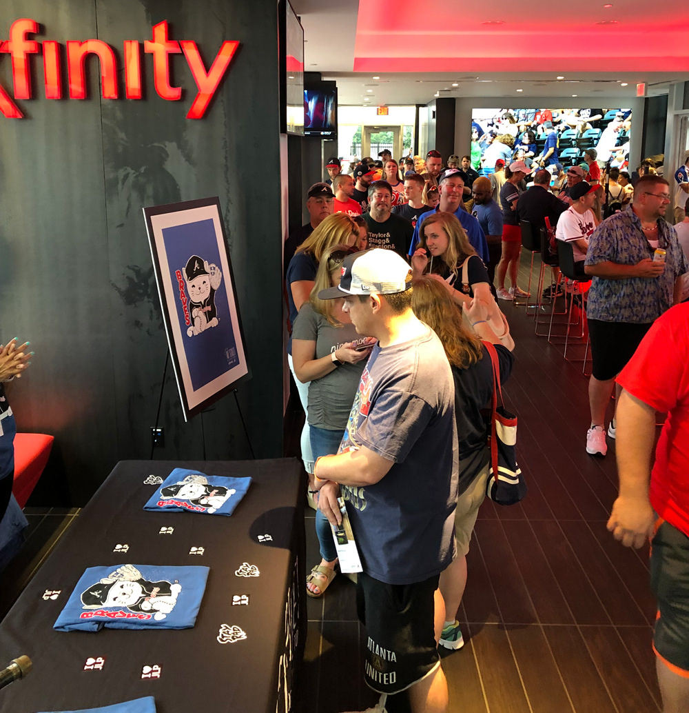 ATLANTA BRAVES & XFINITY "Art Series Shirt"