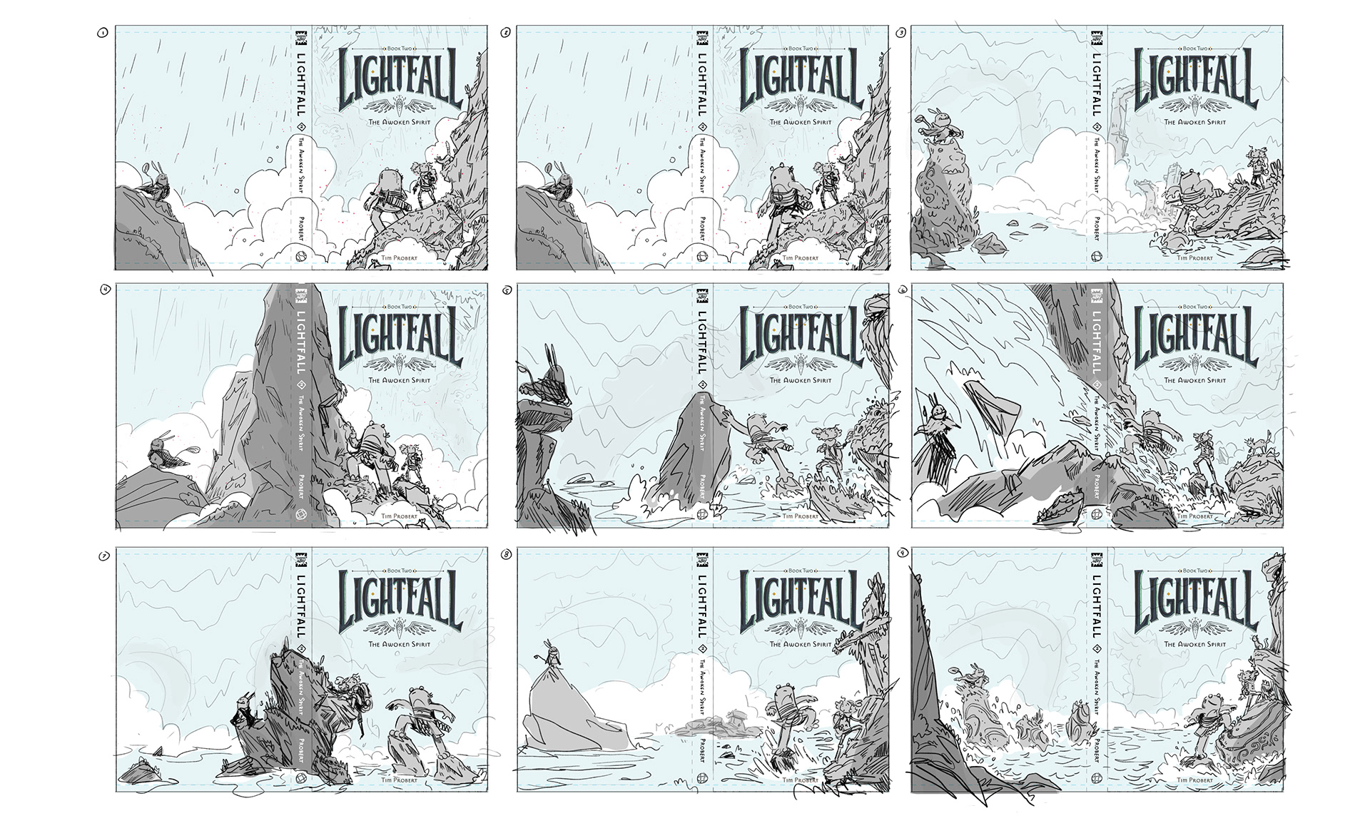 Tim Probert Lightfall Book 2 Cover