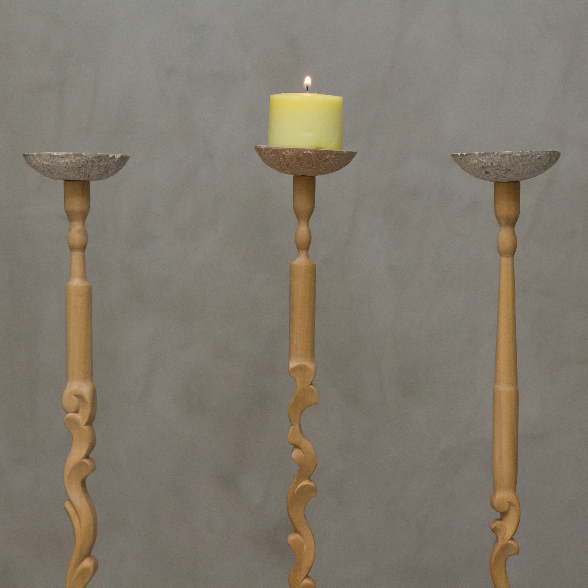 Ivory Tower candle holder collection