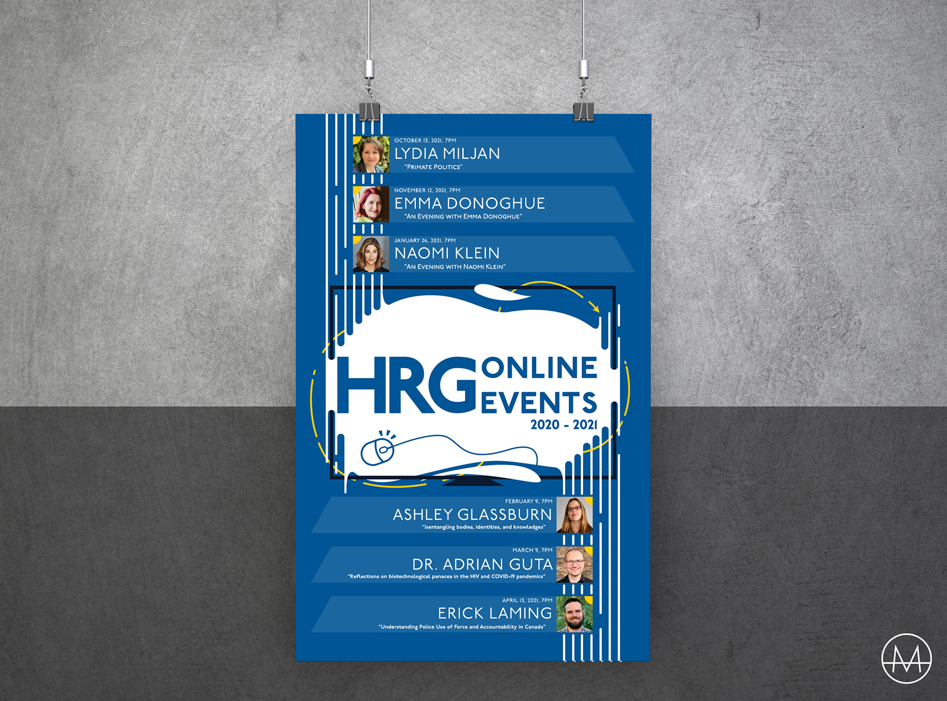 HRG Online Events Poster
