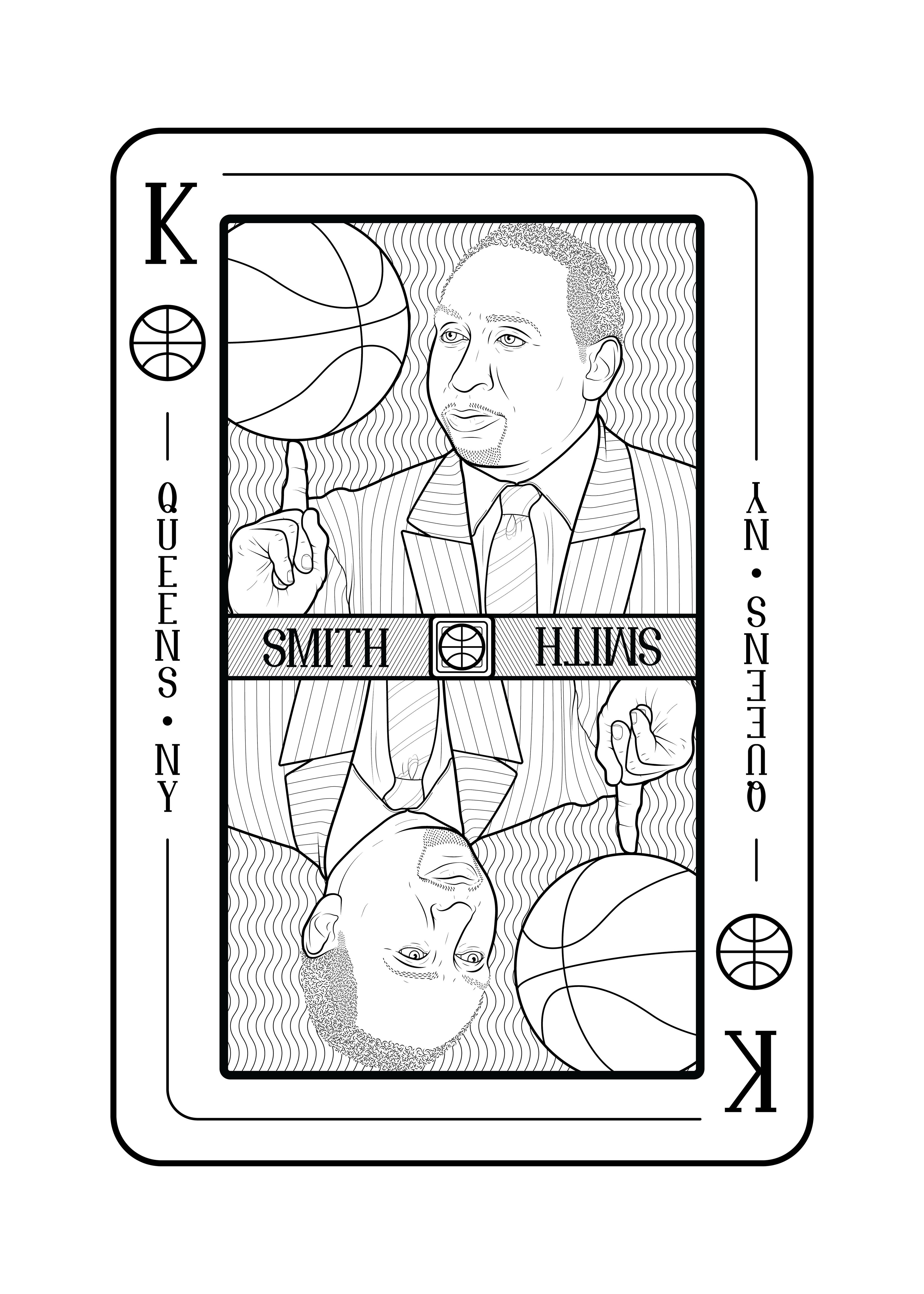 A fun portrait of the one and only, Stephen A. Smith