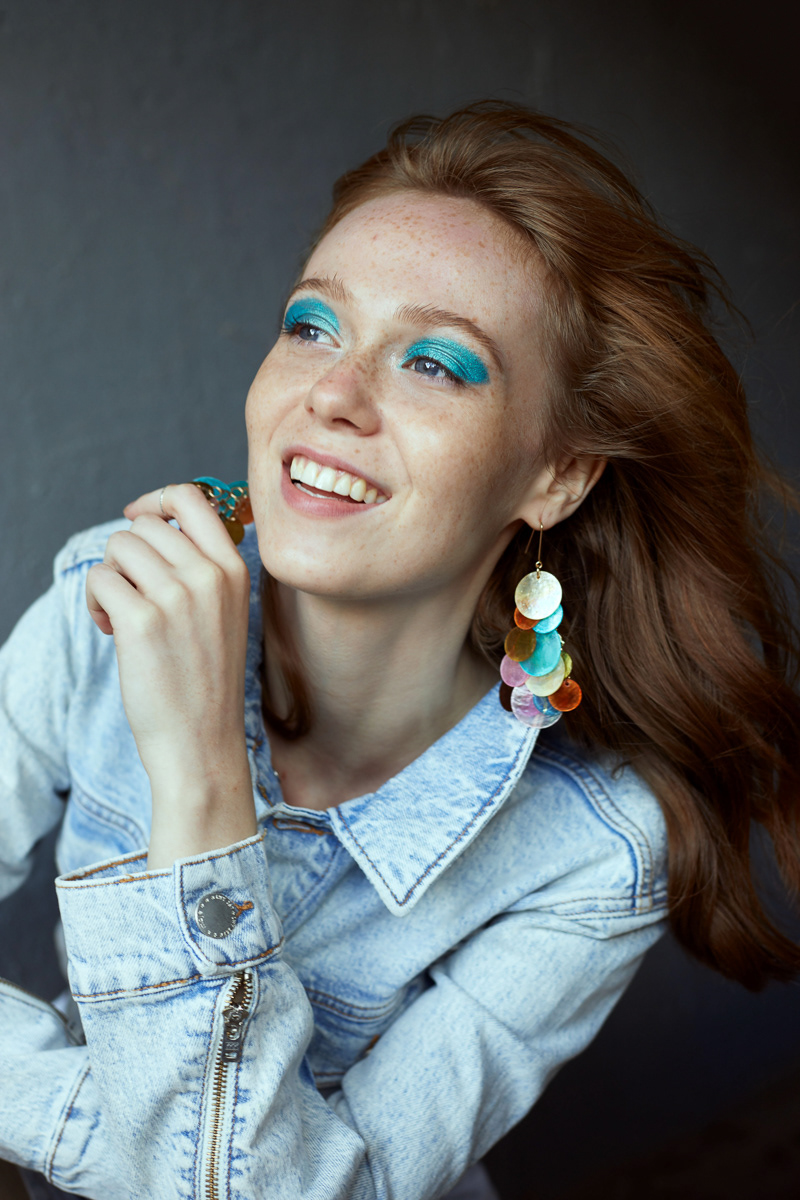 Fiona Park (Next Canada). Photography by Freya de Tonnancour. Makeup by Emma Rafizadeh. Hair by Maryam Adil.