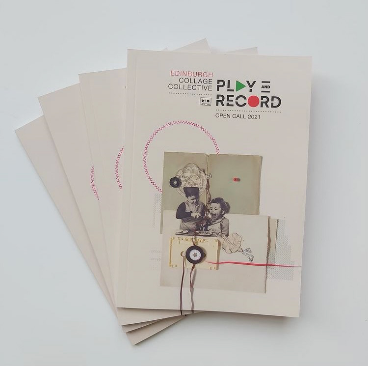 Play and Record - Edinburgh Collage Collective Open Call 2021 - www.edinburghcollagecollective.com/product/play-and-record-a5-publication-ecc-4