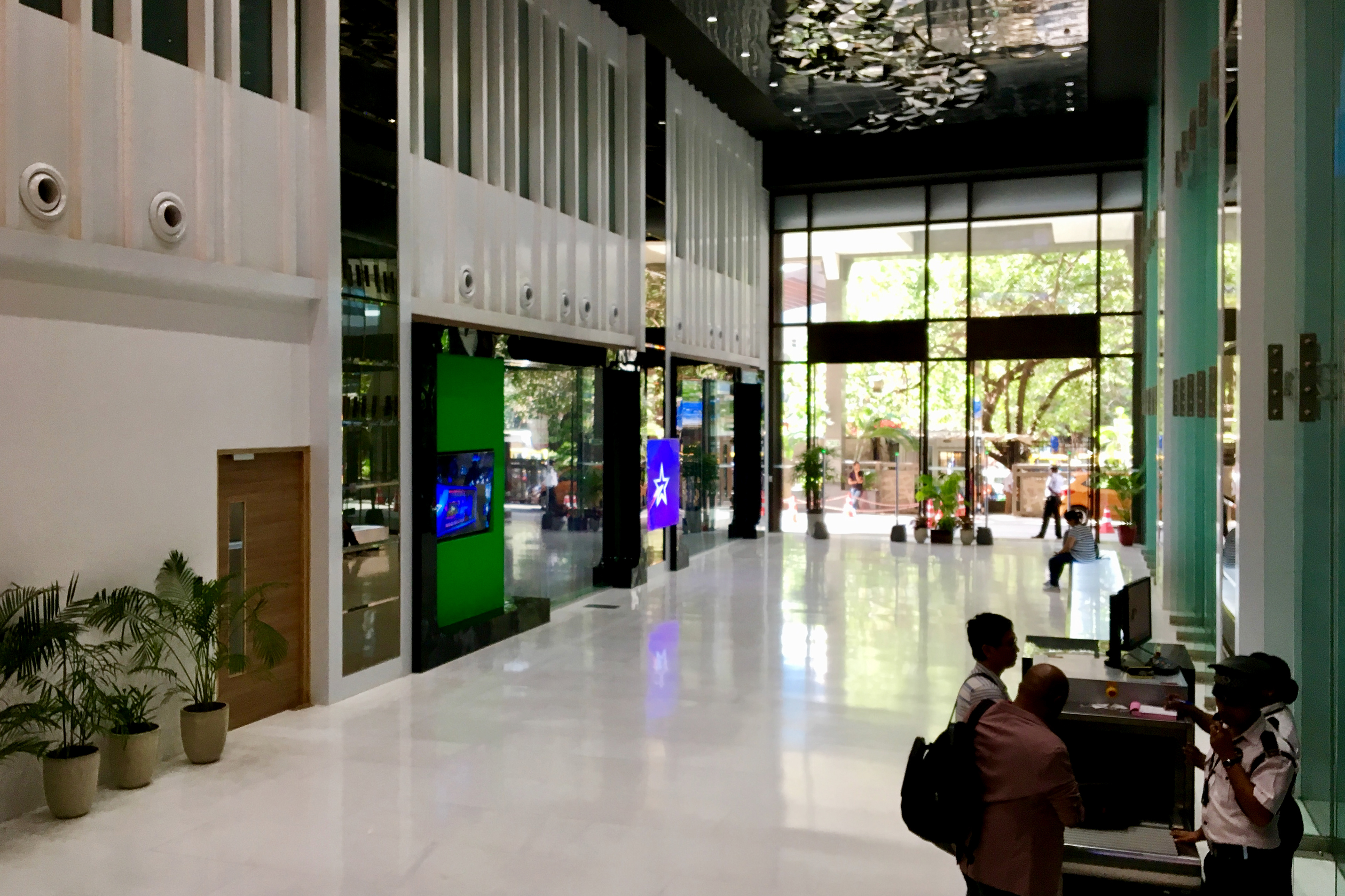 Lobby: main entry/exit