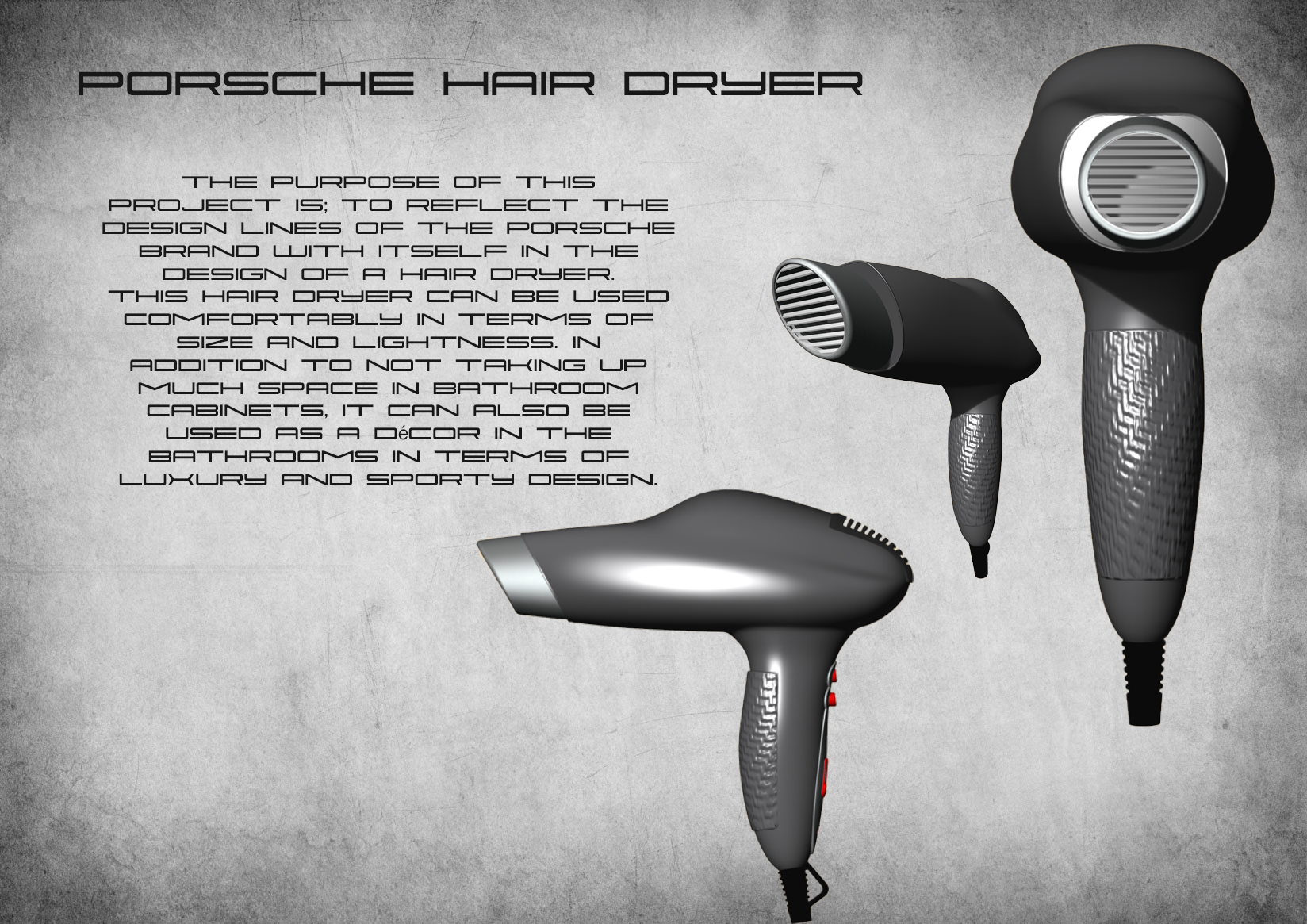 Porsche design discount hair dryer