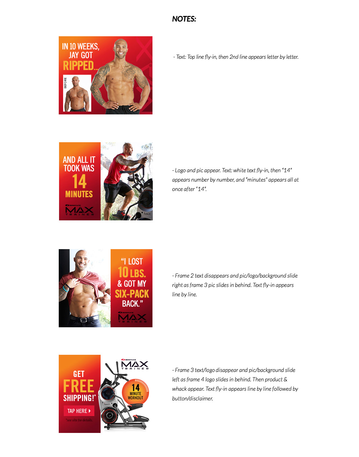 Portfolio Of Cassandra Weiss Bowflex Display Banner Ads