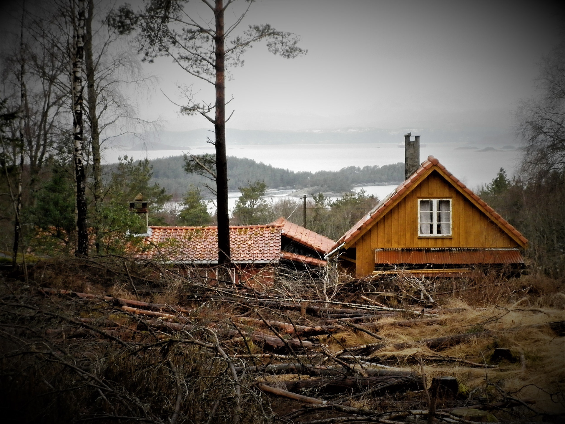 Ledig tomt søraust i byggefeltet.