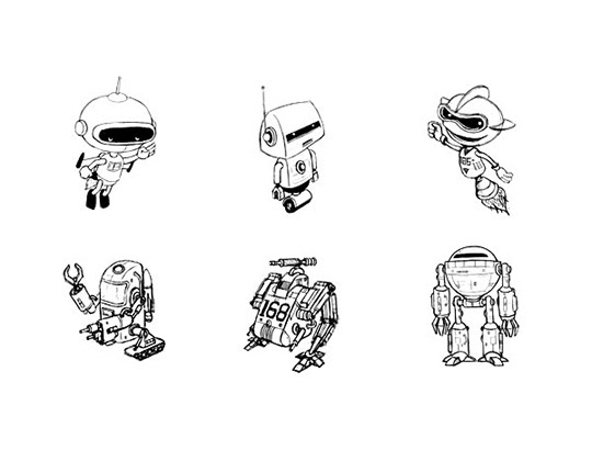 Digital Chocolate-Concept Drawing