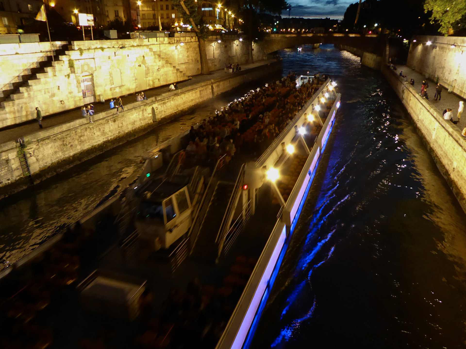 Night Cruise on the Seine - Paris France - June 2017