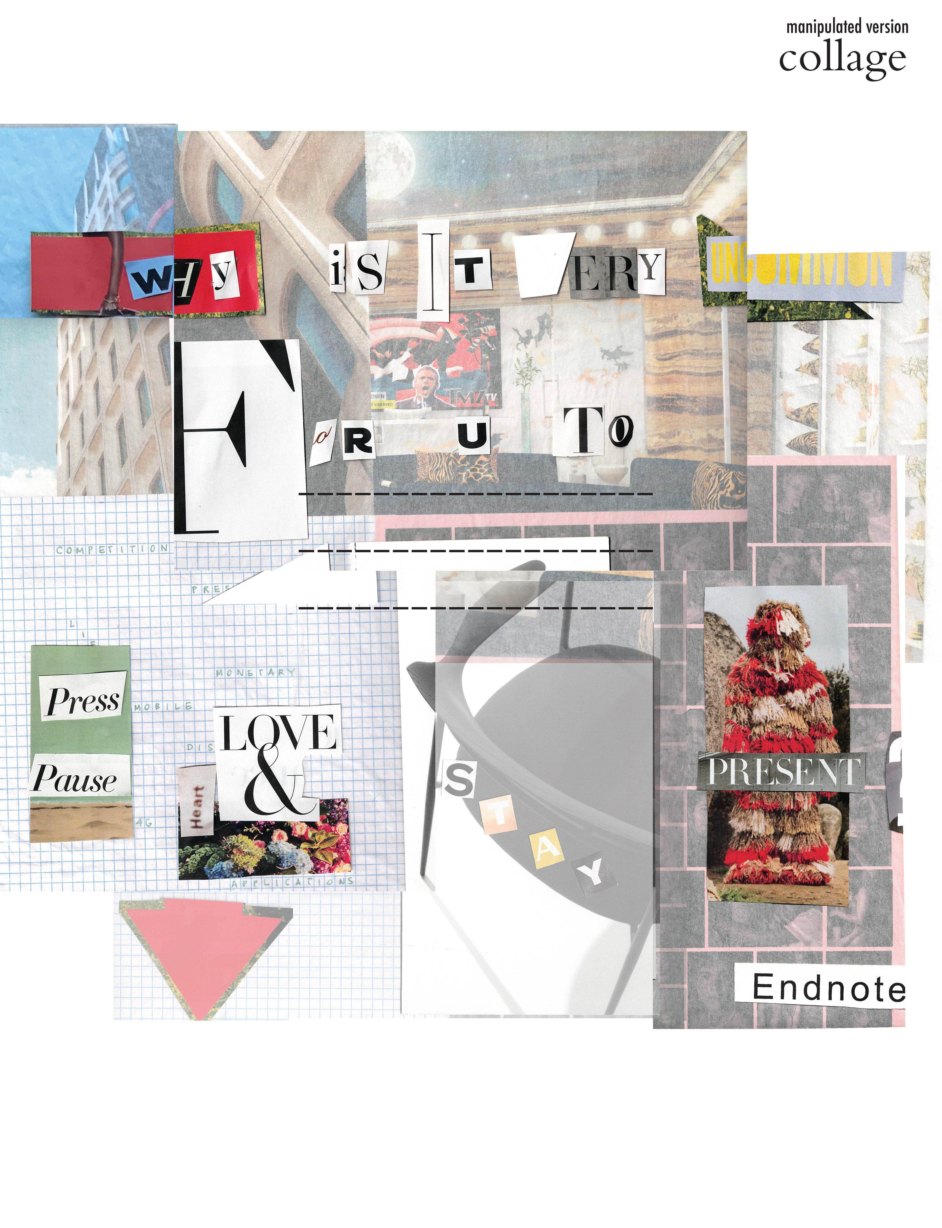 Mixed Media Collage Manipuation